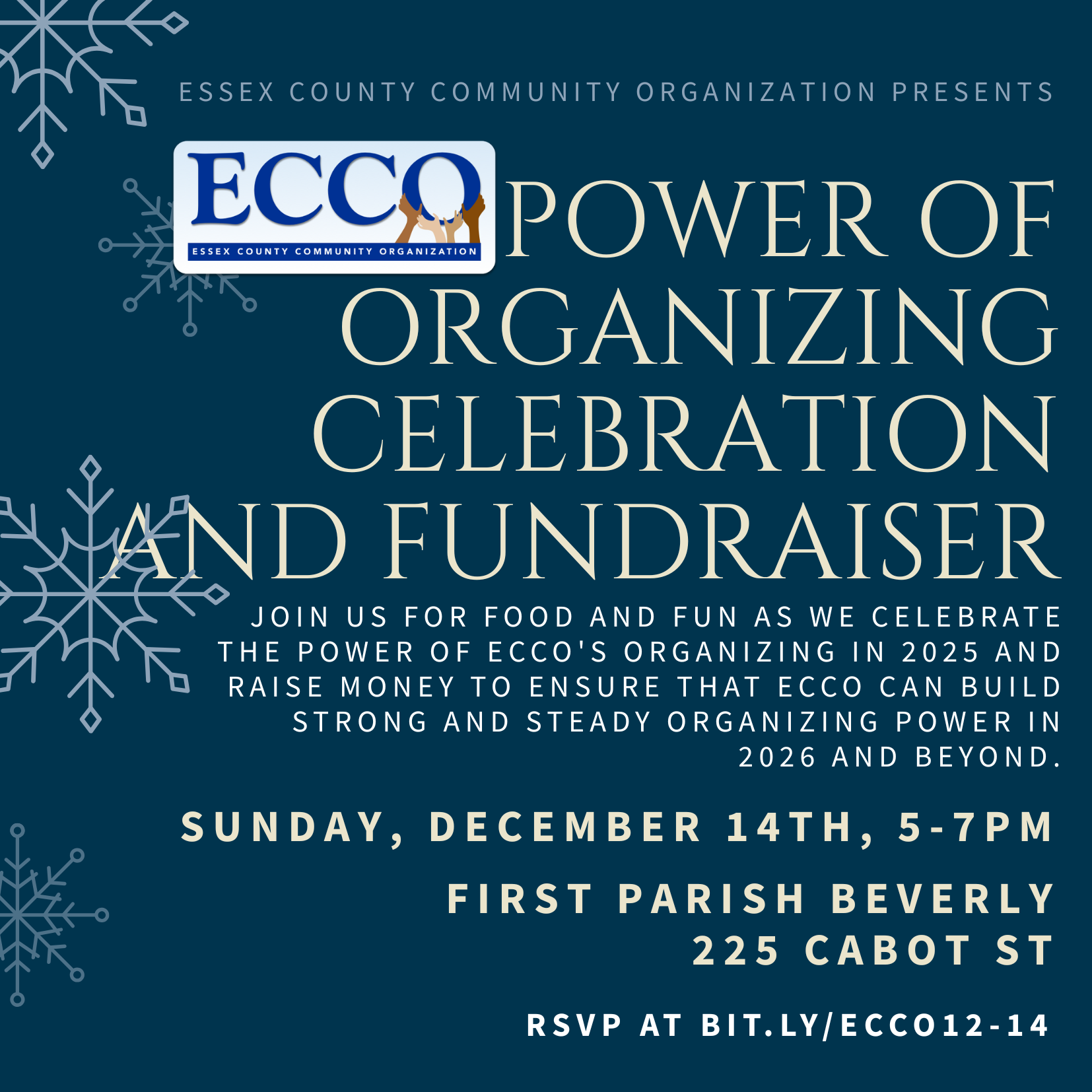 ECCO End-of-Year Community Celebration and Fundraiser