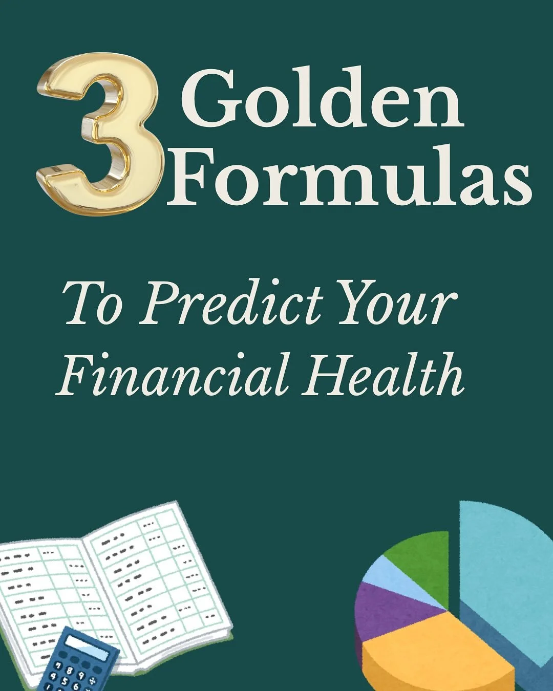 ✨3 Golden Formulas to Predict Your Financial Health ✨

Money isn&rsquo;t just about how much you make. It&rsquo;s about what you keep, how fast you grow, and how well your investments work for you.

Track these 3 numbers consistently, and you&rsquo;l