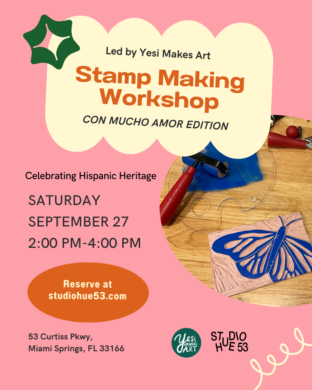 Stamp Making Workshop: Con Mucho Amor Edition