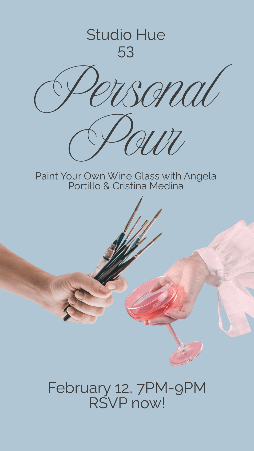 Personal Pour: Paint Your Own Wine Glass