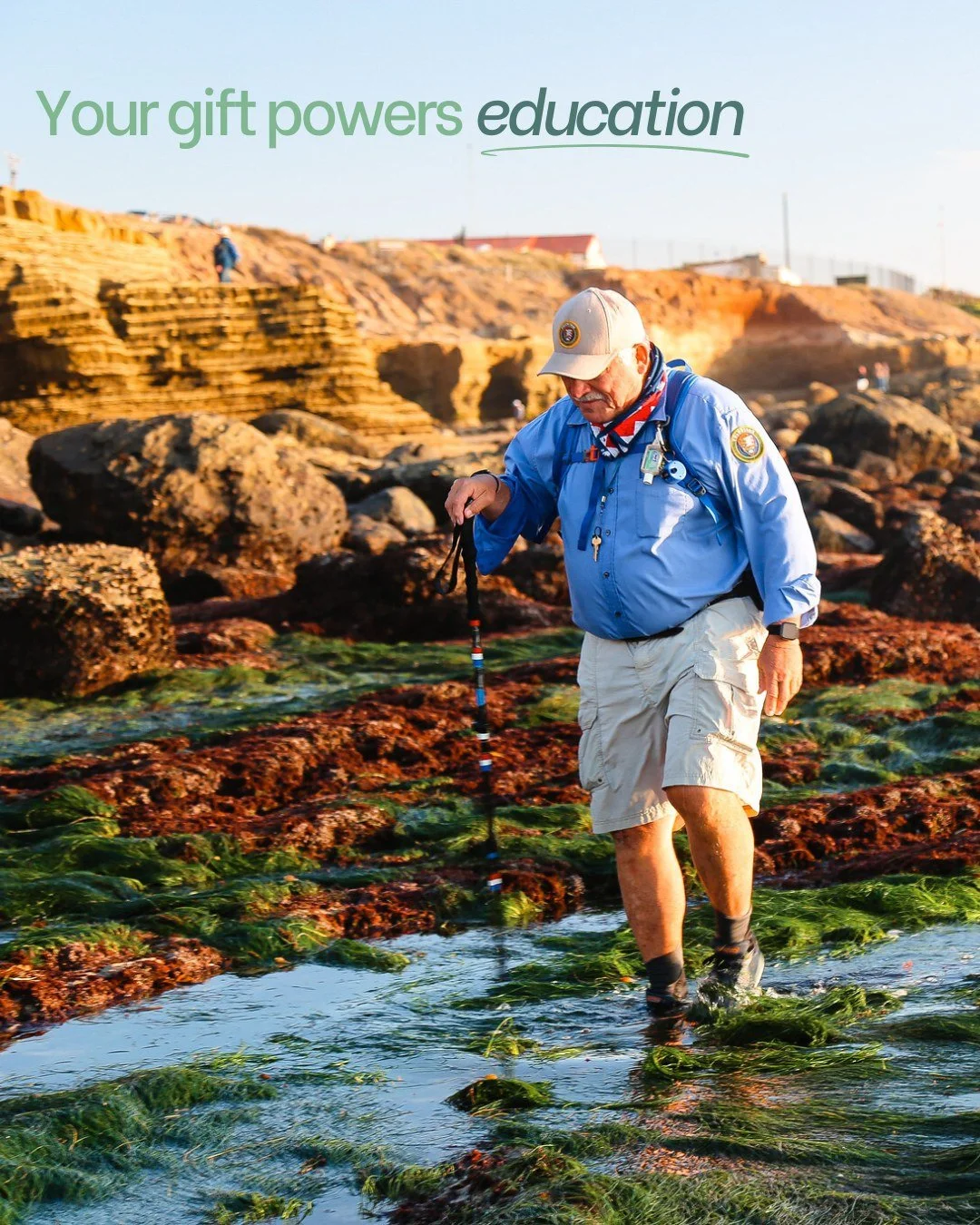 Your Giving Tuesday gift powers 20+ programs at Cabrillo!

You help provide access to field trips for thousands of students; protect and restore native park habitats; and support the rangers and volunteers that deliver meaningful park experiences to 