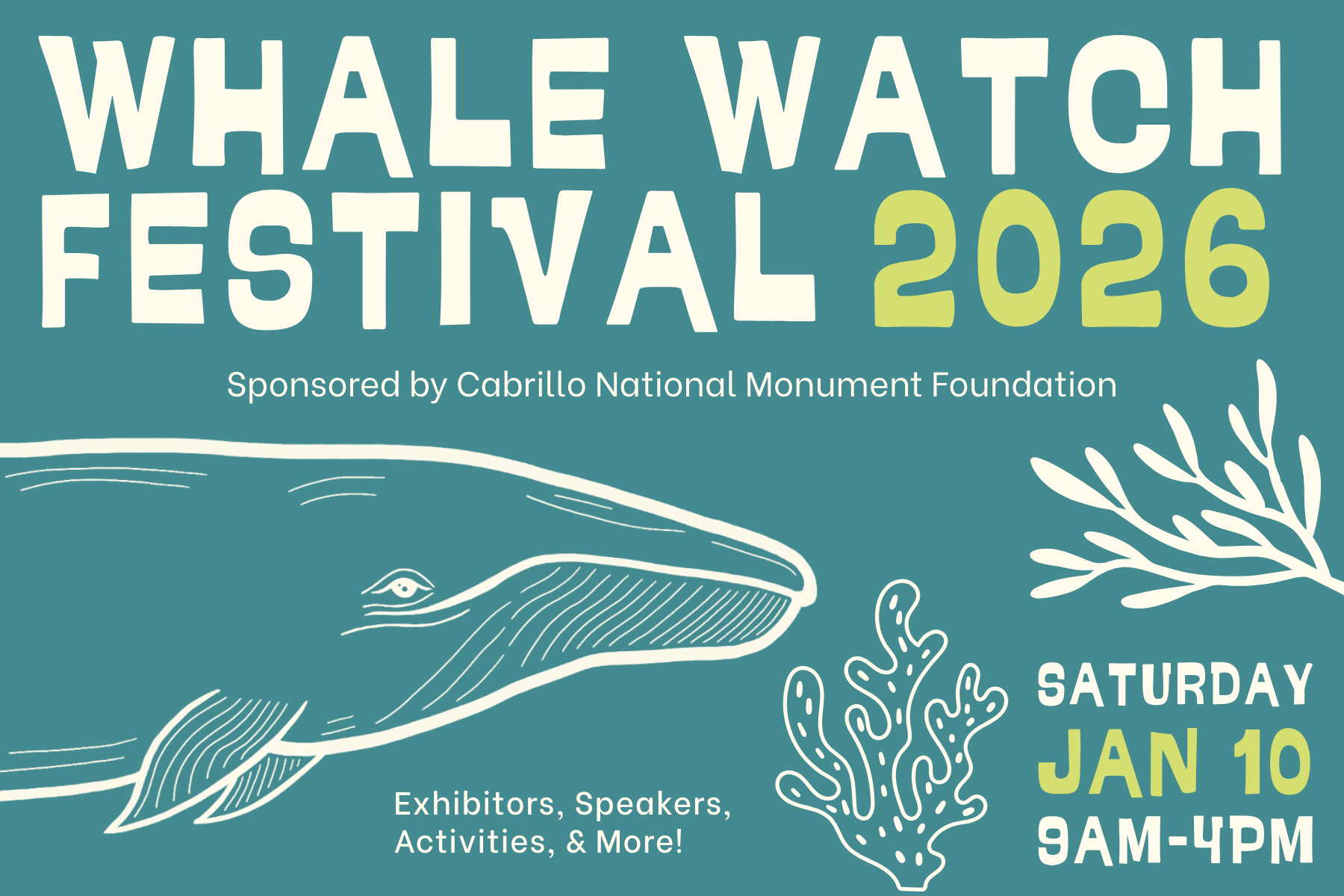 Cabrillo Whale Watch Festival 2026