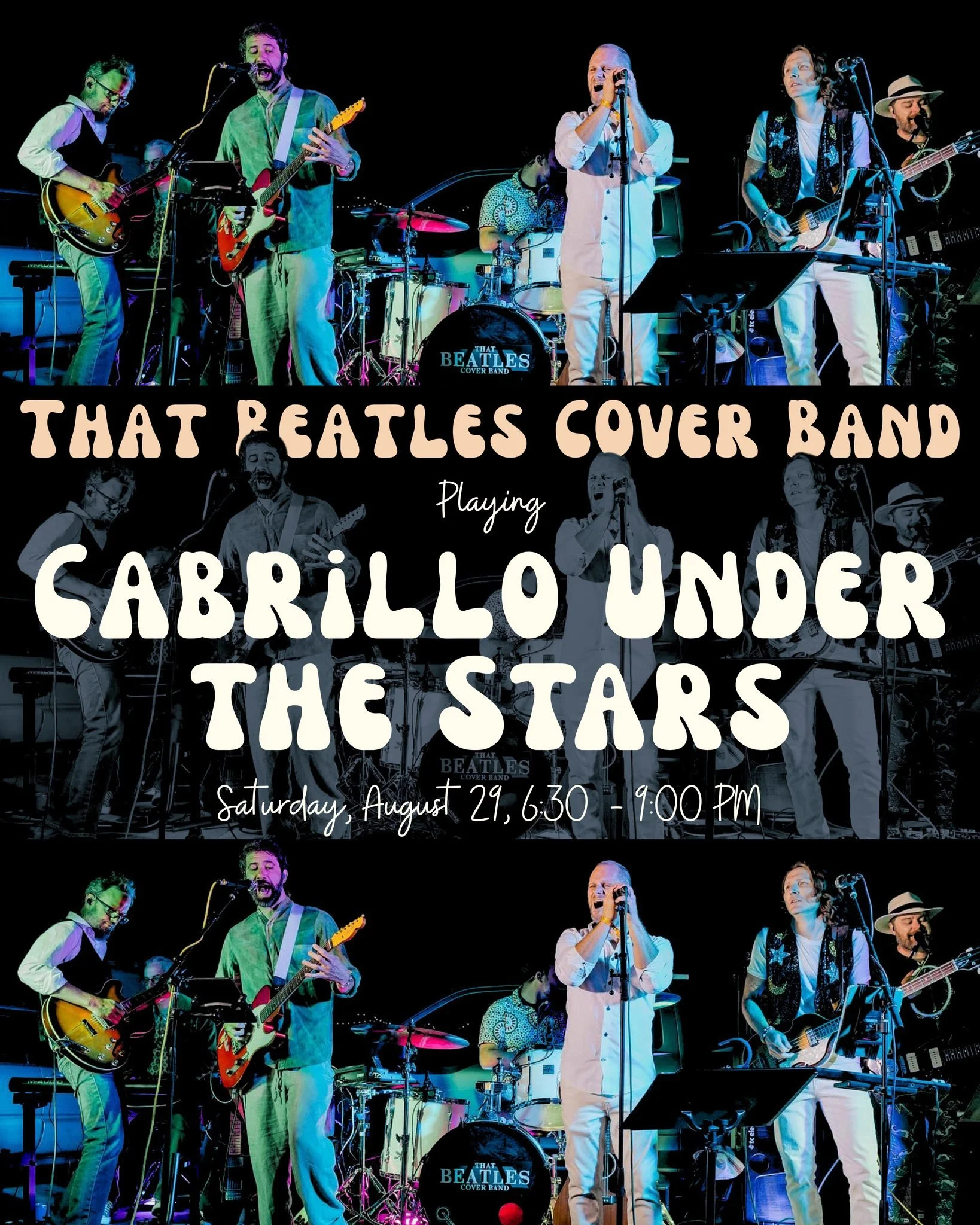 All you need is love&hellip; and maybe a ticket to Cabrillo Under the Stars. ✨🪲🎶

That Beatles Cover Band will be playing live at Cabrillo National Monument on Saturday, August 29 from 6:30&ndash;9:00 PM.

Come together for classic hits, local food
