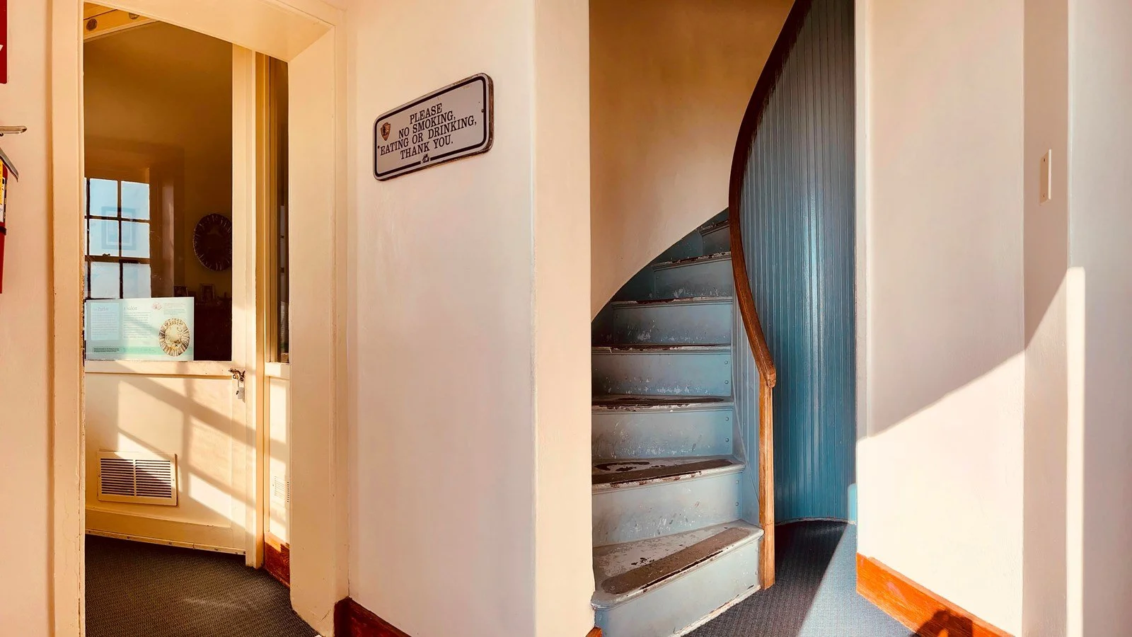Inside the ground floor of the Old Point Loma Lighthouse. Photo credit: NPS / A.Gossard.