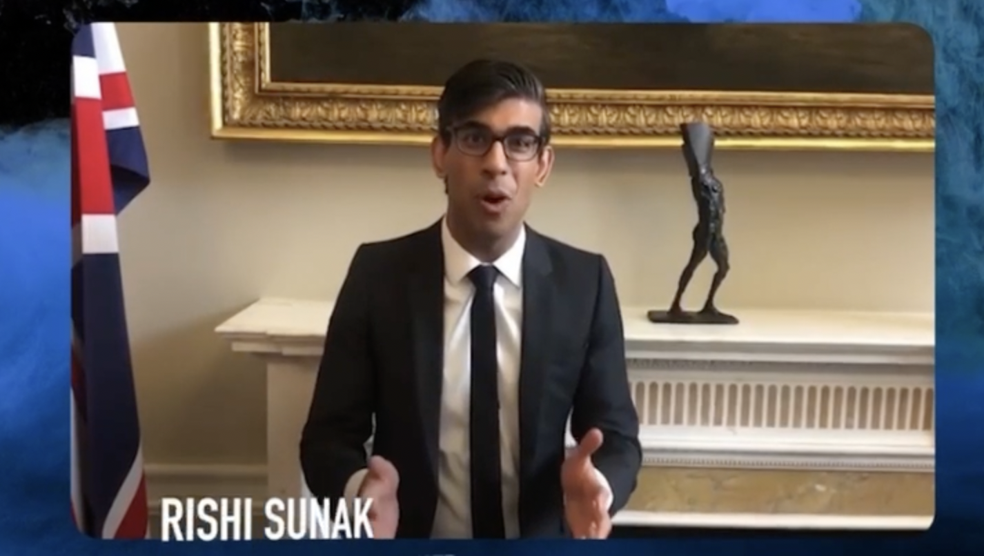 Watch: Rishi Sunak presents Levelling Up Awards 2021