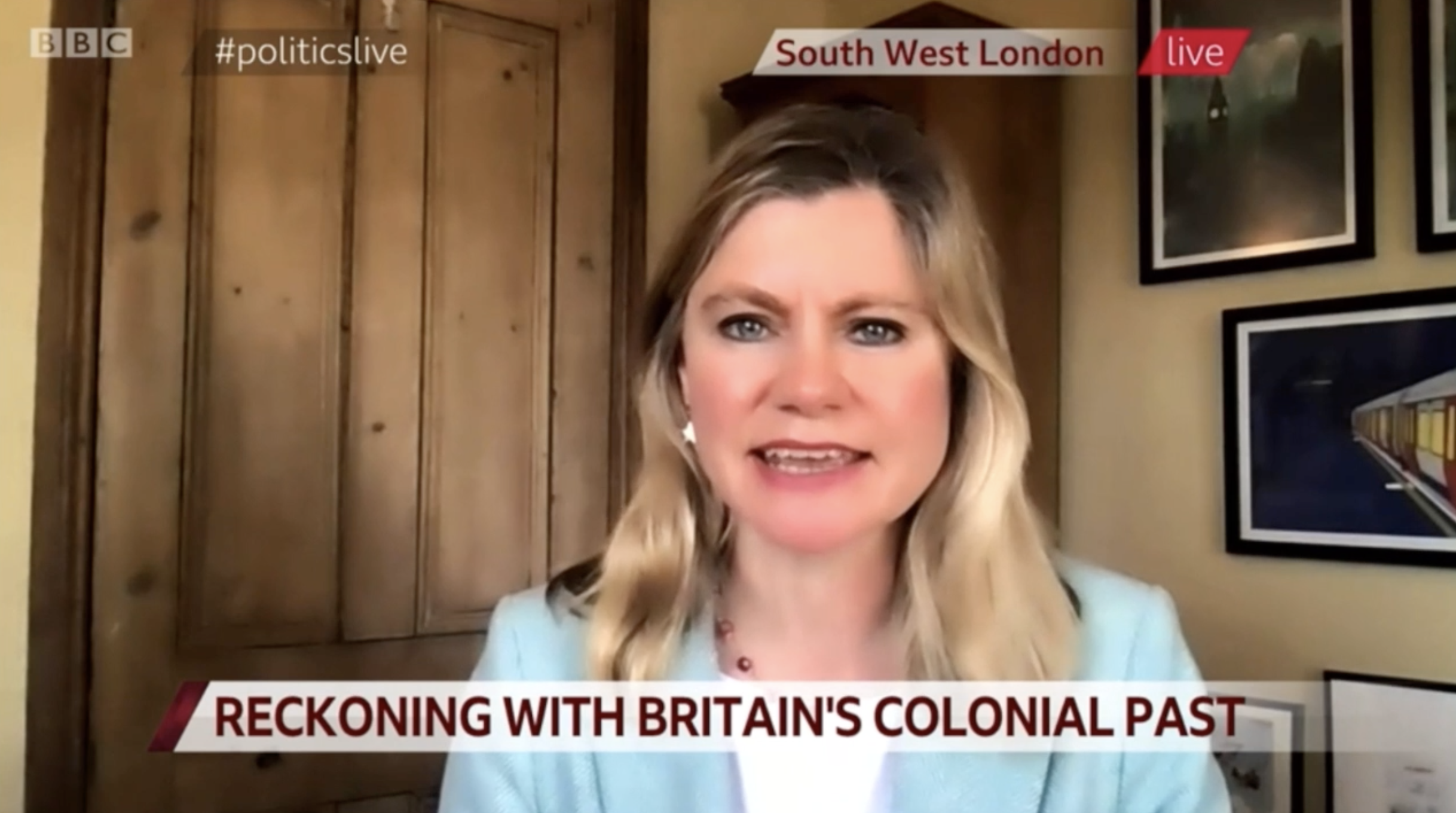 Watch: Justine speaks to Politics Live