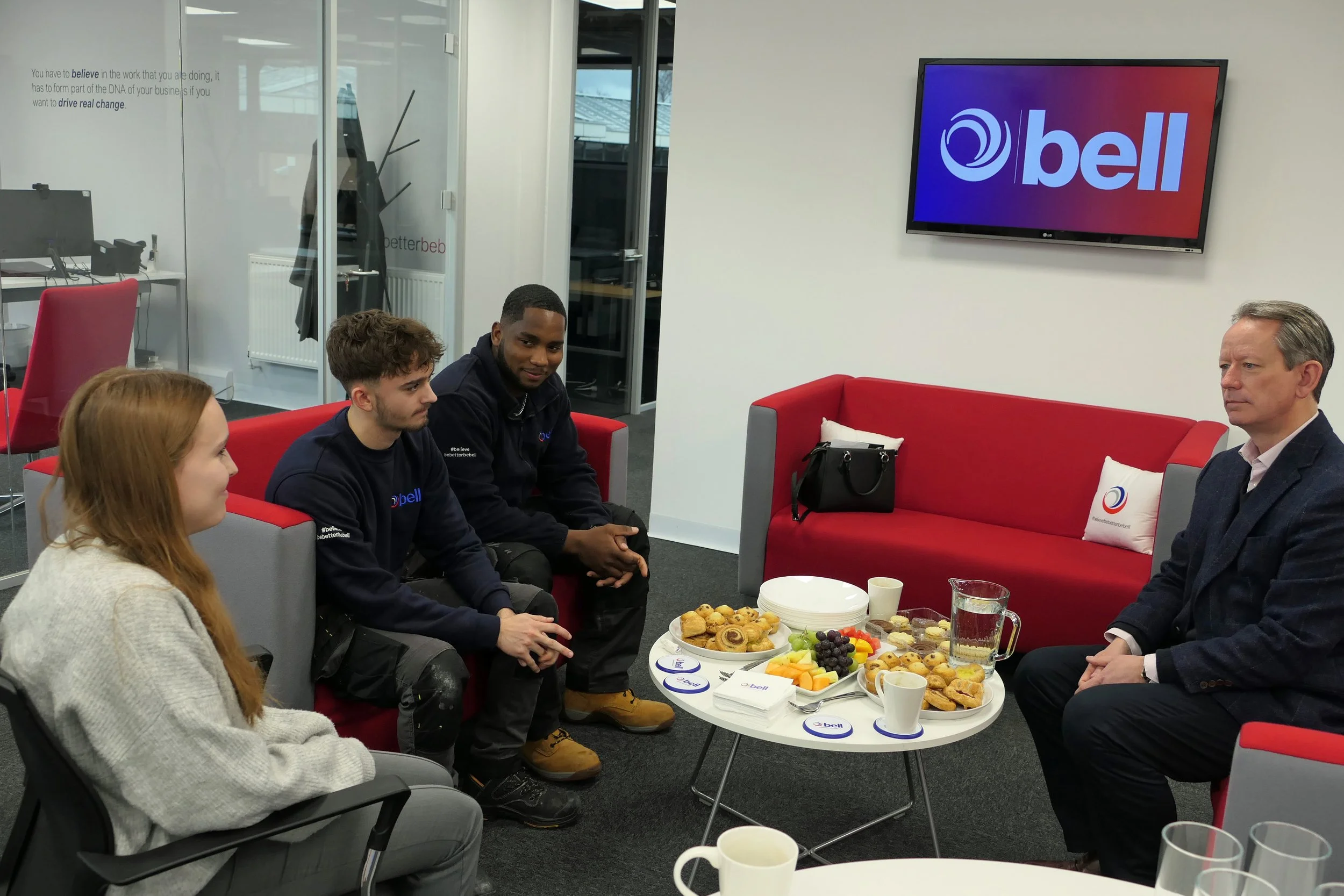 Gareth Bacon MP Visits Bell Group’s Orpington Base to See Local Jobs, Skills Development, and Housing Improvements First-Hand