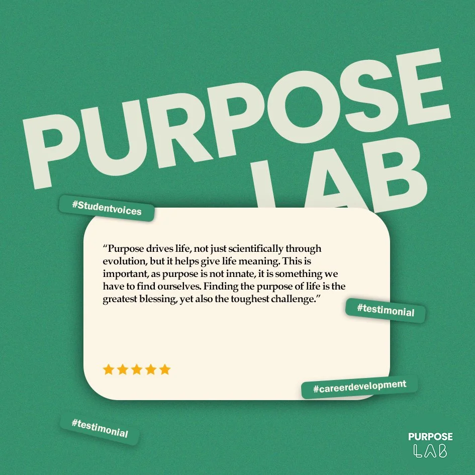 Why purpose matters to me&nbsp;