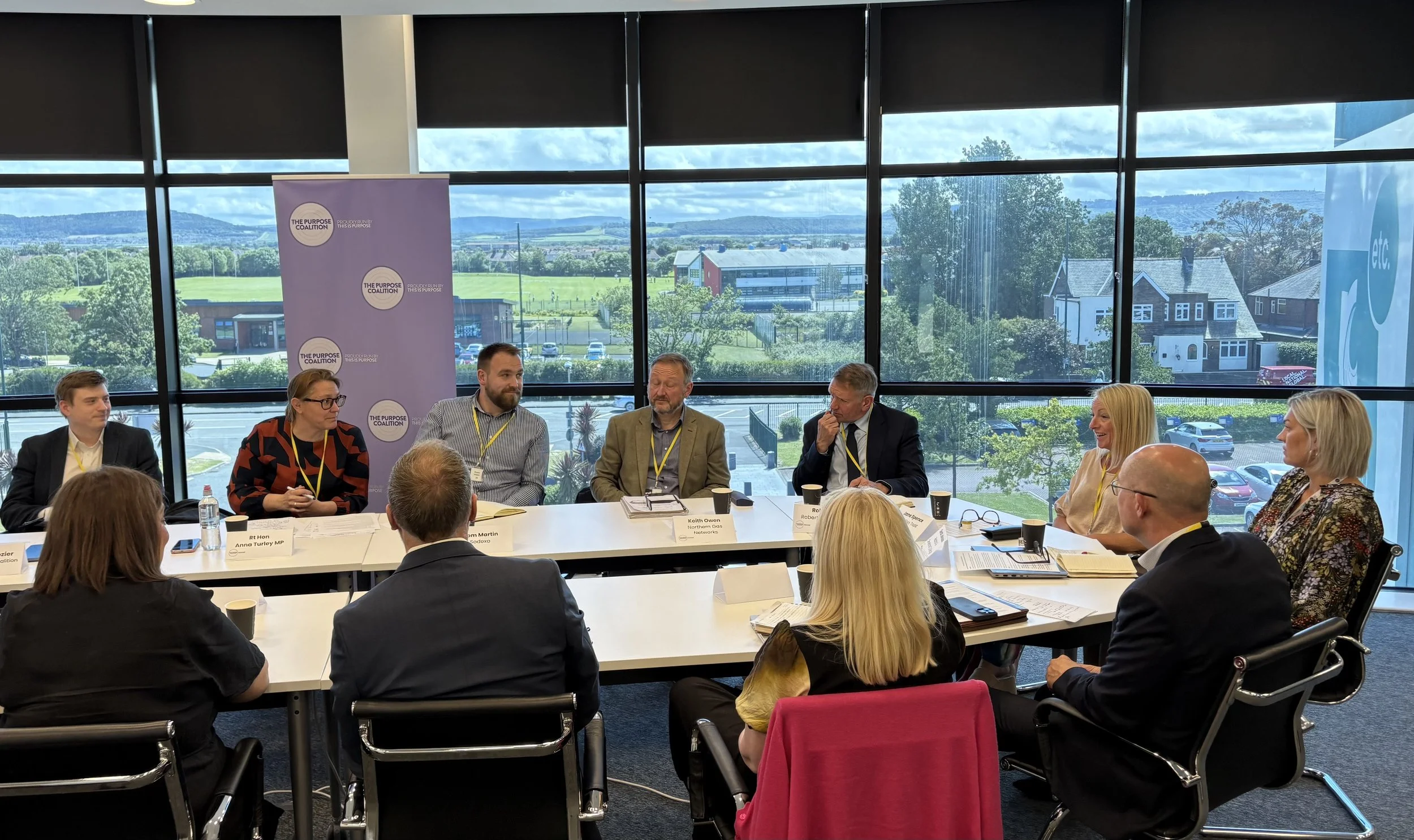 Purpose Coalition hosts Roundtable with Labour Party Chair Rt Hon Anna Turley MP