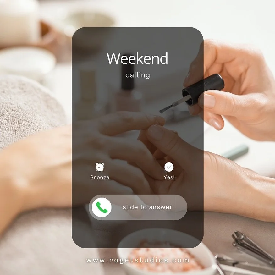 Ring ring ring, the weekend is calling📞 who&rsquo;s ready to slam that laptop shut?! 

#beautyaddict #socialmediamarketingtips #nycmarketing #womeninbusinessclub #femalefoundercollective