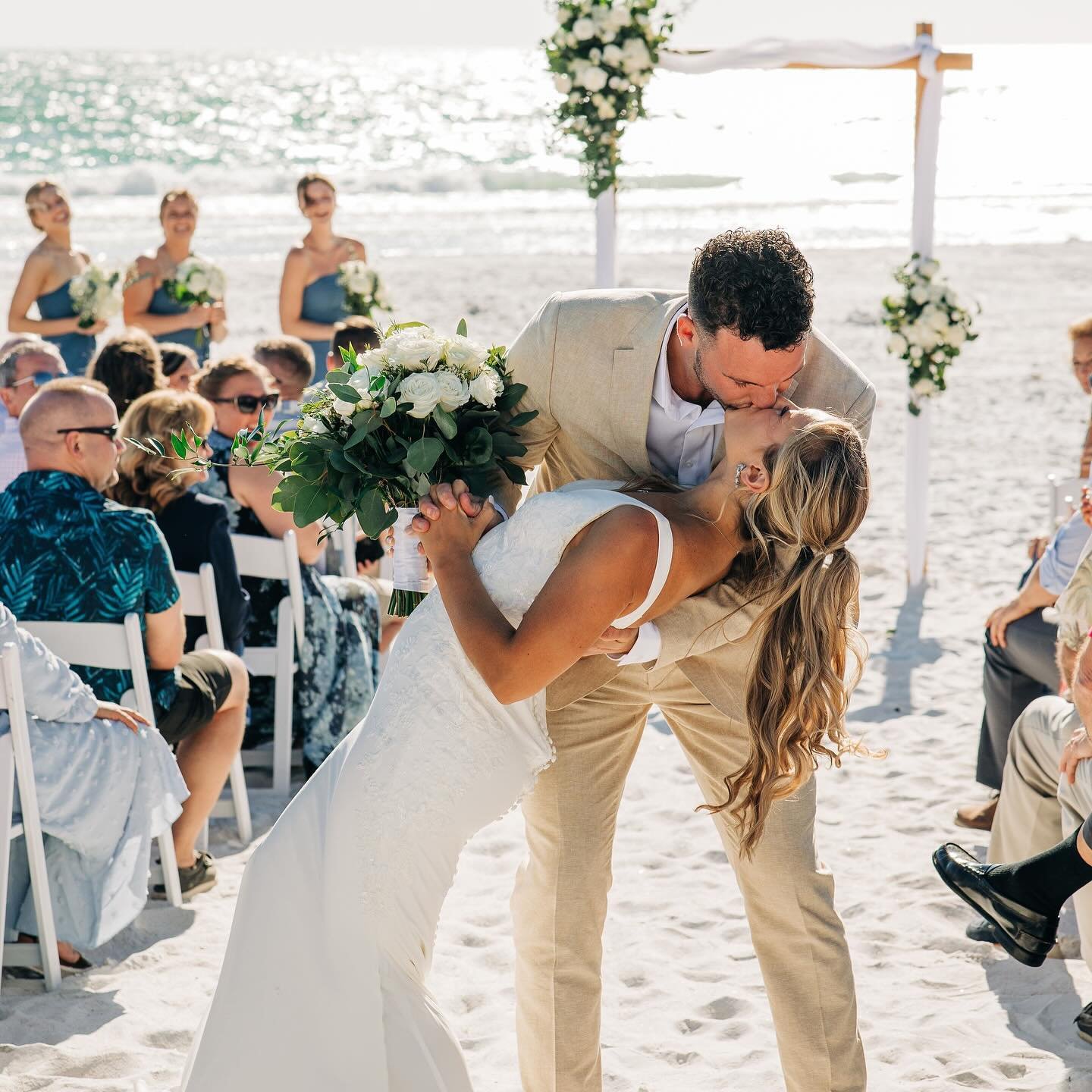 That amazing feeling when you get to marry your best friend surrounded by your favorite people in a tropical paradise! 

Alayna and Eric exchanged vows on the beach, followed by a festive reception at The Grand Pavilion at @thesandbarami. 

Are you o