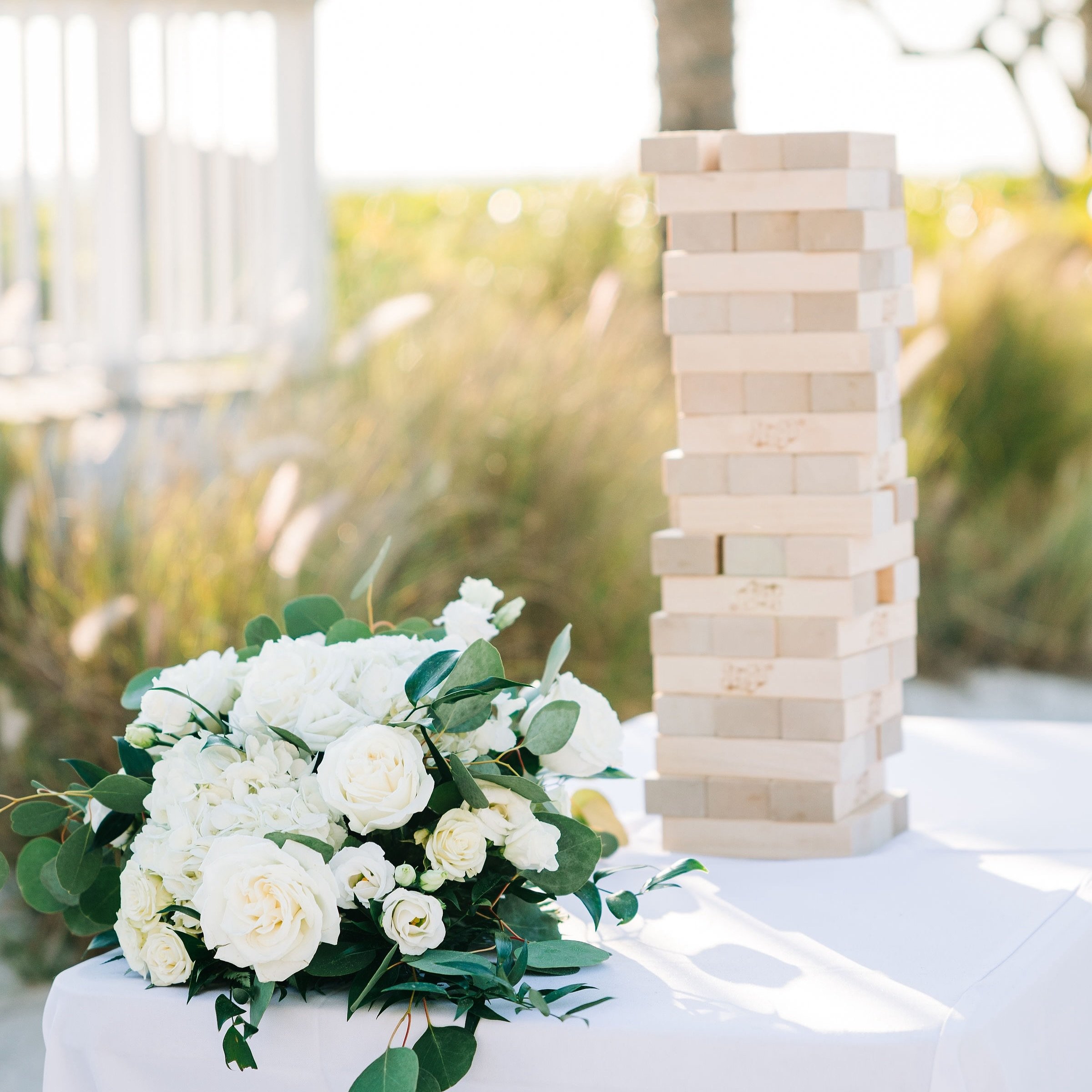 Planning a wedding or event with us? Enhance your guests&rsquo; experience with our fun outdoor games and activities! From Cornhole and Connect Four to Jenga, we have it all. Contact our team today to learn more and make your event unforgettable!

📸