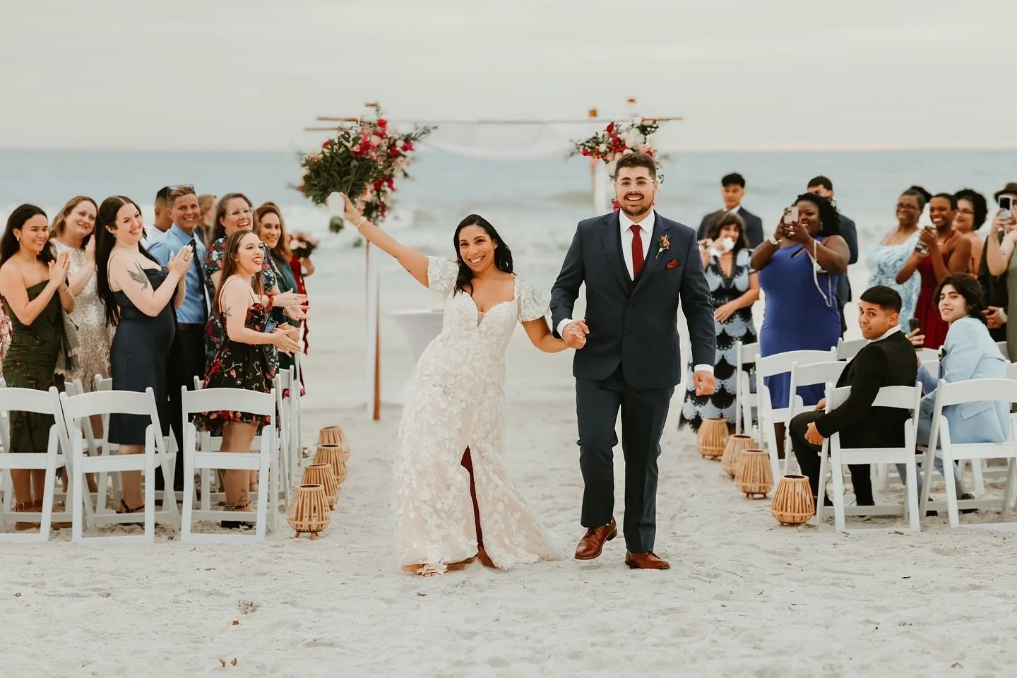 Congratulations to Cassie &amp; Zeke!

What a stunning day filled with love, laughter, and unforgettable moments at @thesandbarami! From a breathtaking ceremony on the beach to a lively reception full of dancing and joy, every detail was simply perfe