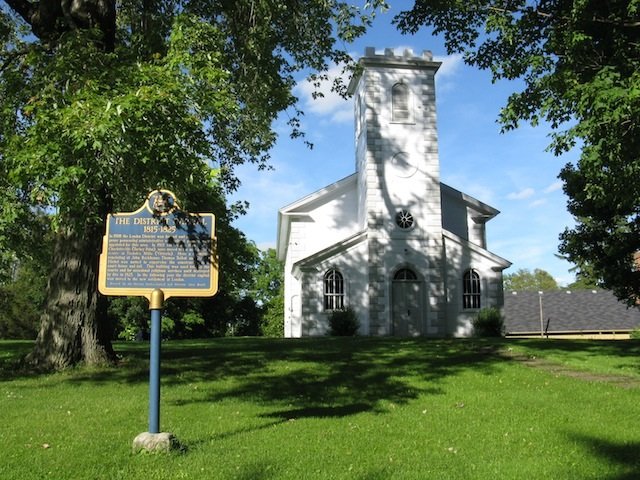Historical Plaque & Christ Church, Anglican Vittoria built 1844
