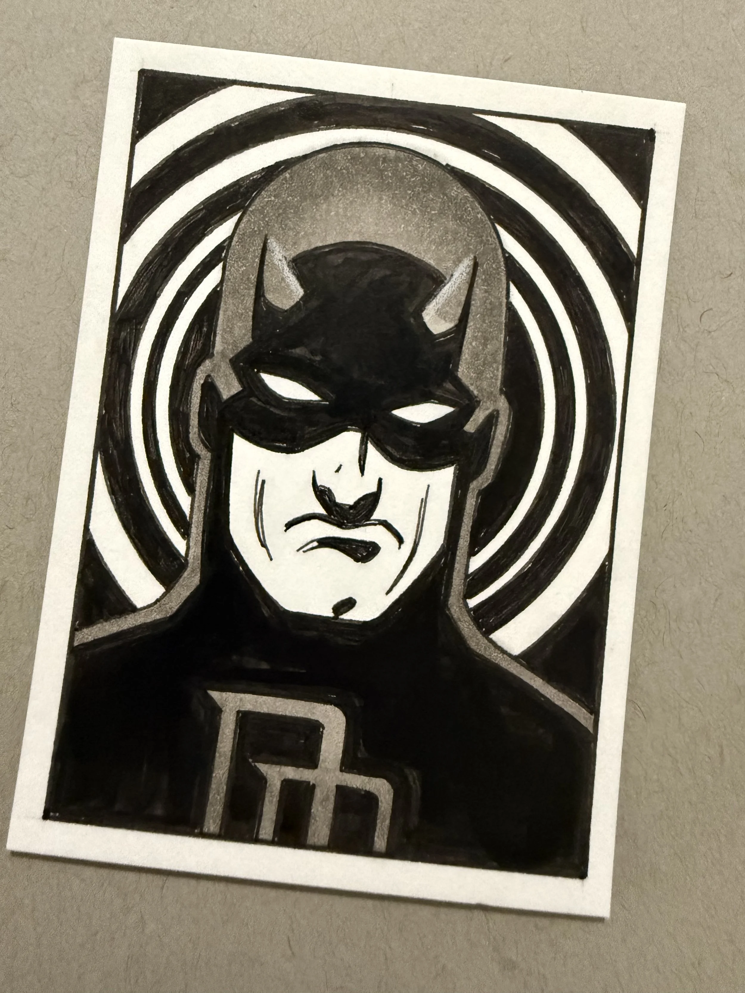 Daredevil - Original Sketch Card by: John Beatty