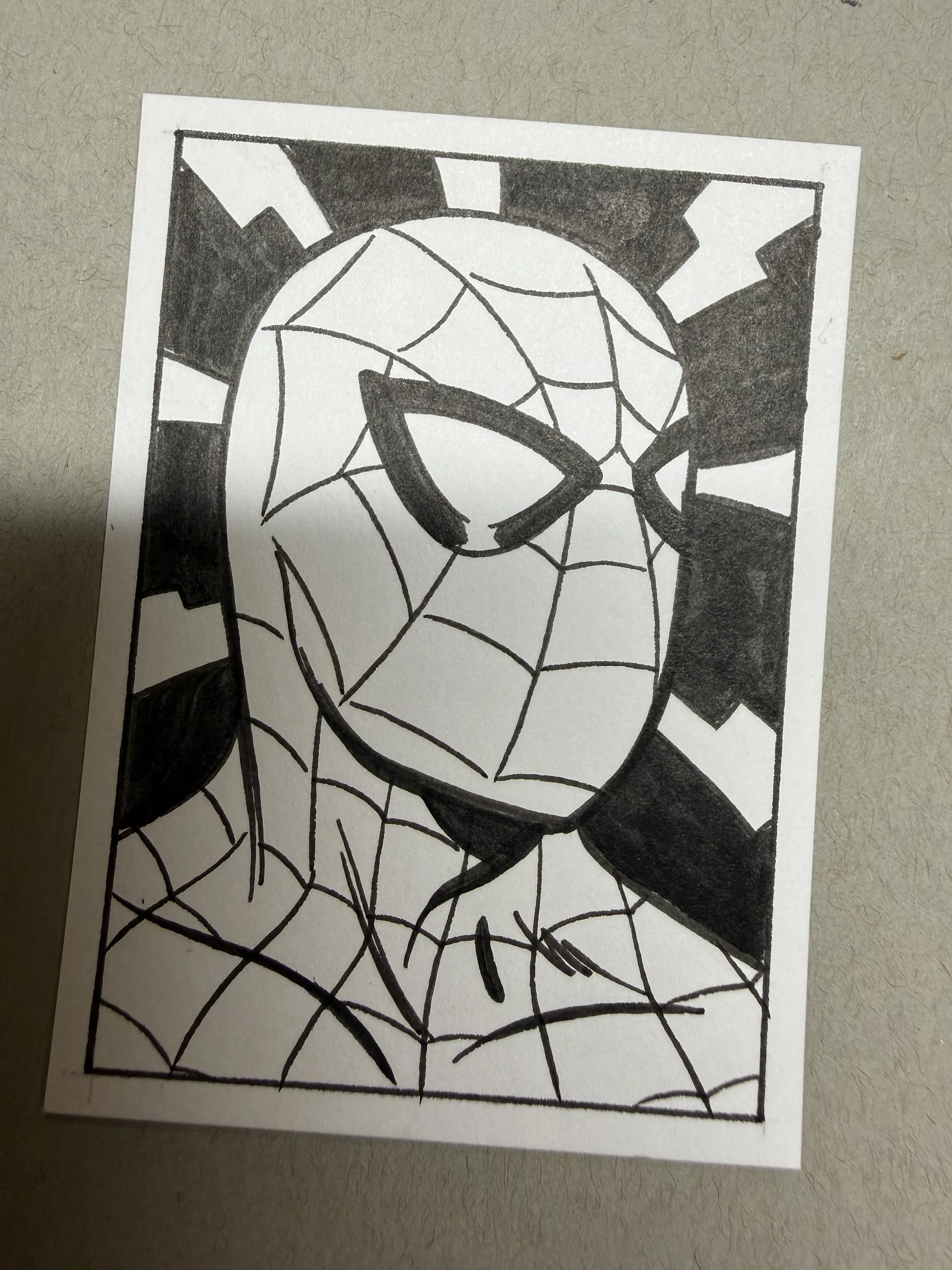 Spider-Man - Original Sketch Card by: John Beatty