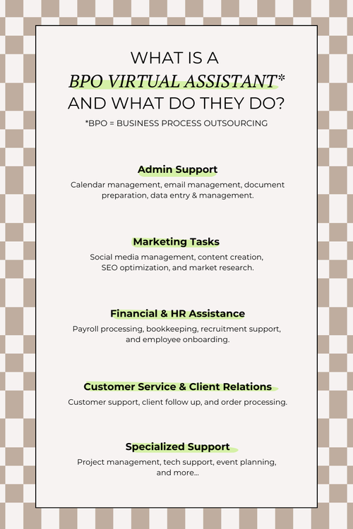 What's a BPO Virtual Assistant & What Do They Do? — The Boutique COO