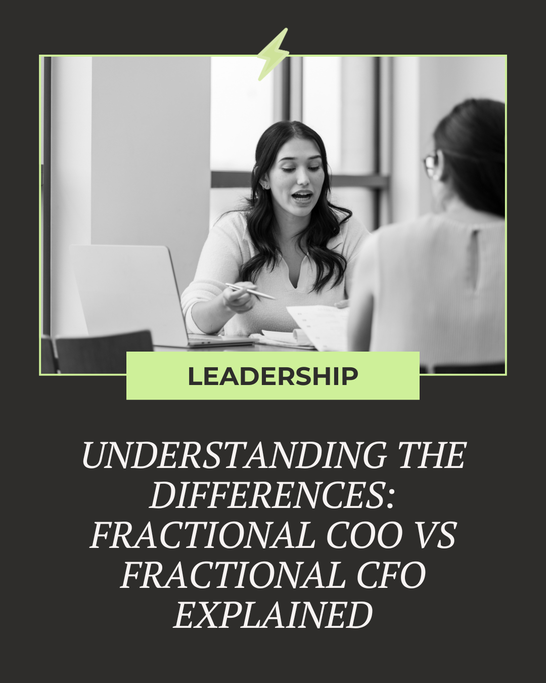 Fractional COO vs Fractional CFO Explained — The Boutique COO