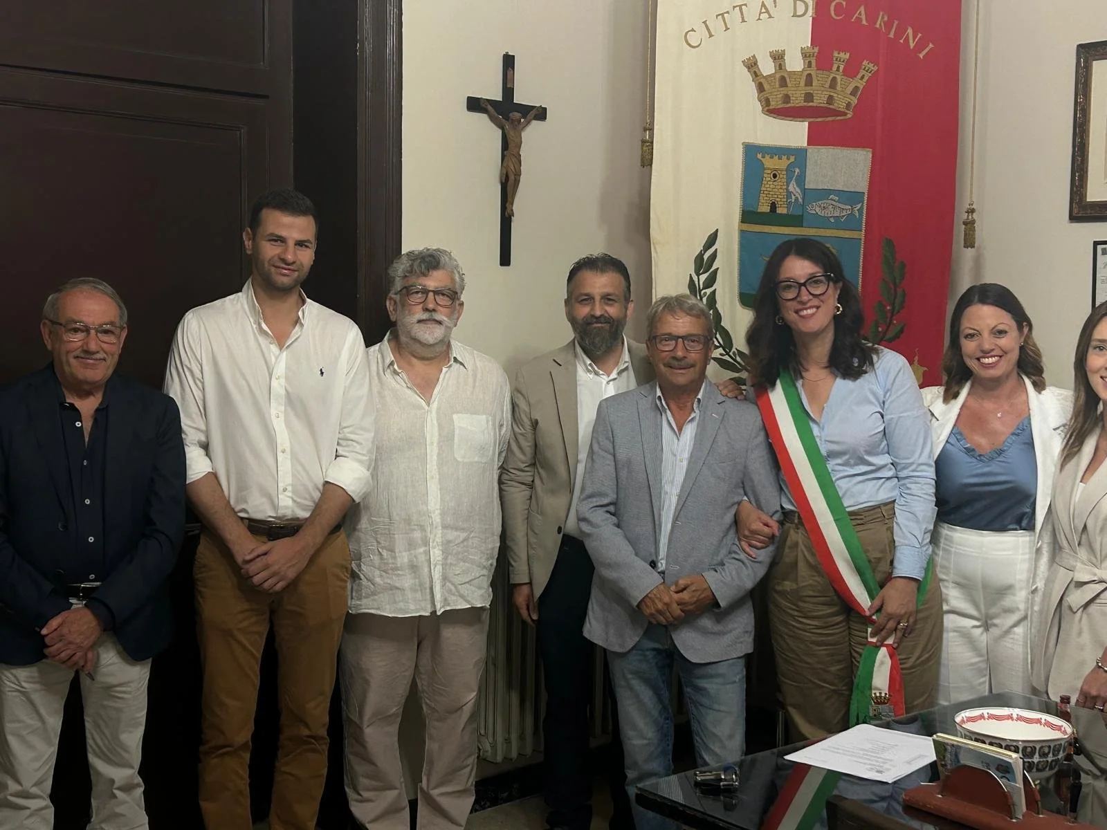 Carini, insediata la nuova Giunta: assegnate le deleghe ai sette assessori