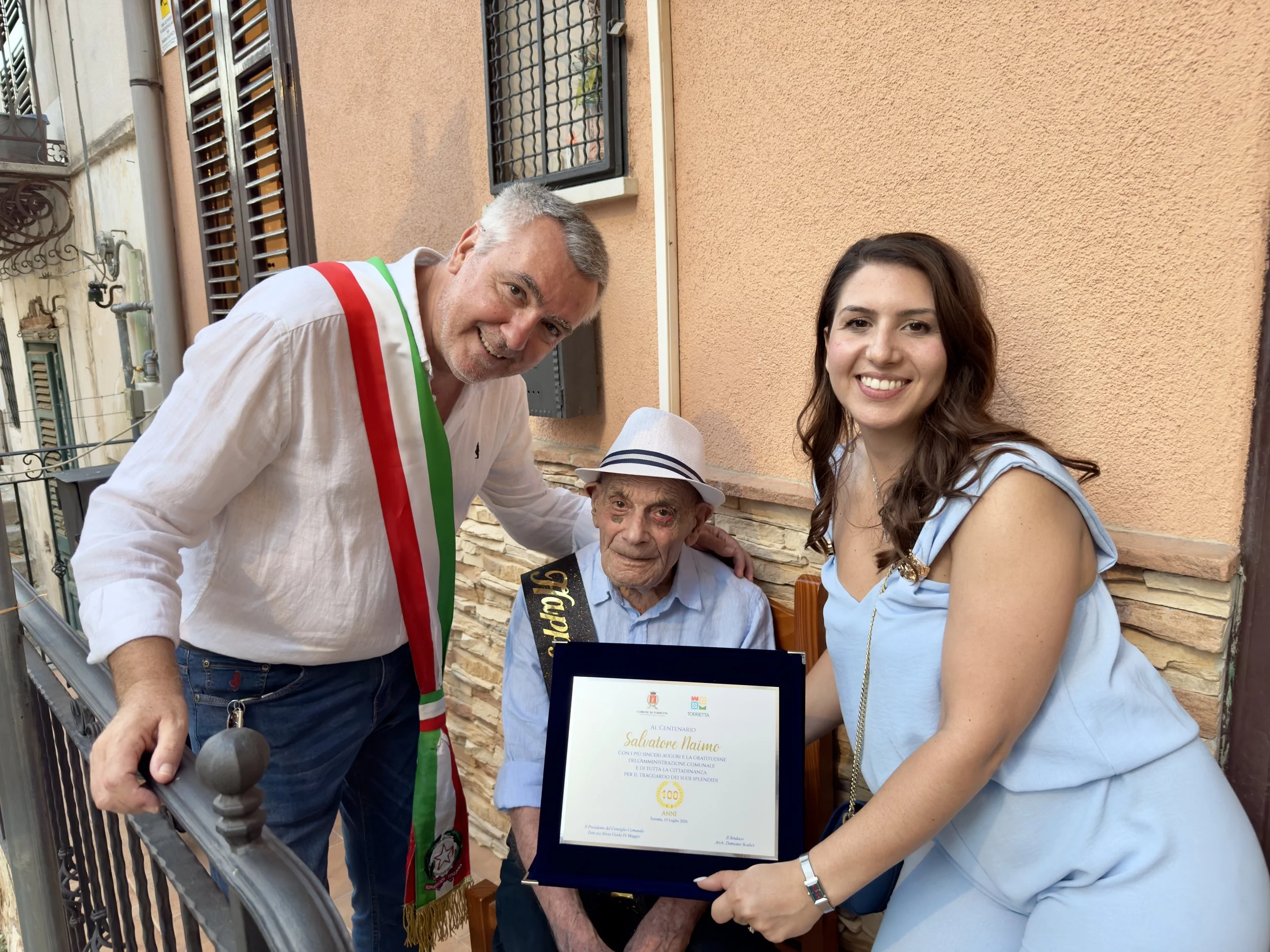 &nbsp;Torretta festeggia i 100 anni di Salvatore Naimo