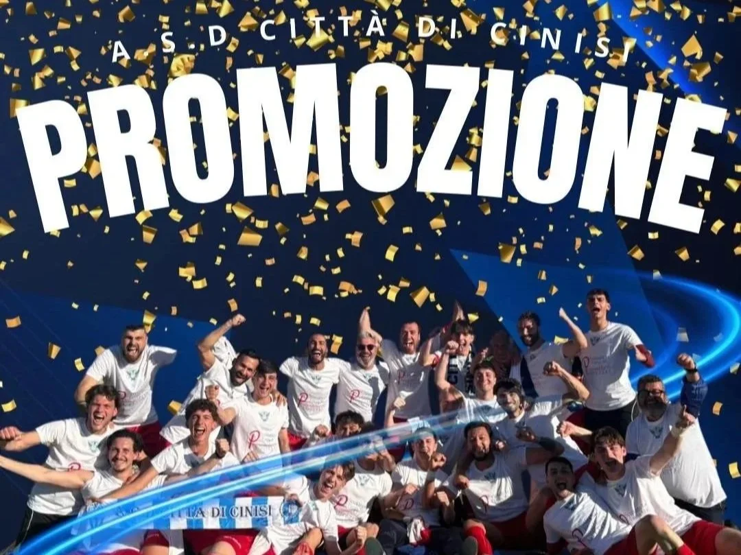 Promozione storica dopo 30 anni: festa per l’ASD Città di Cinisi