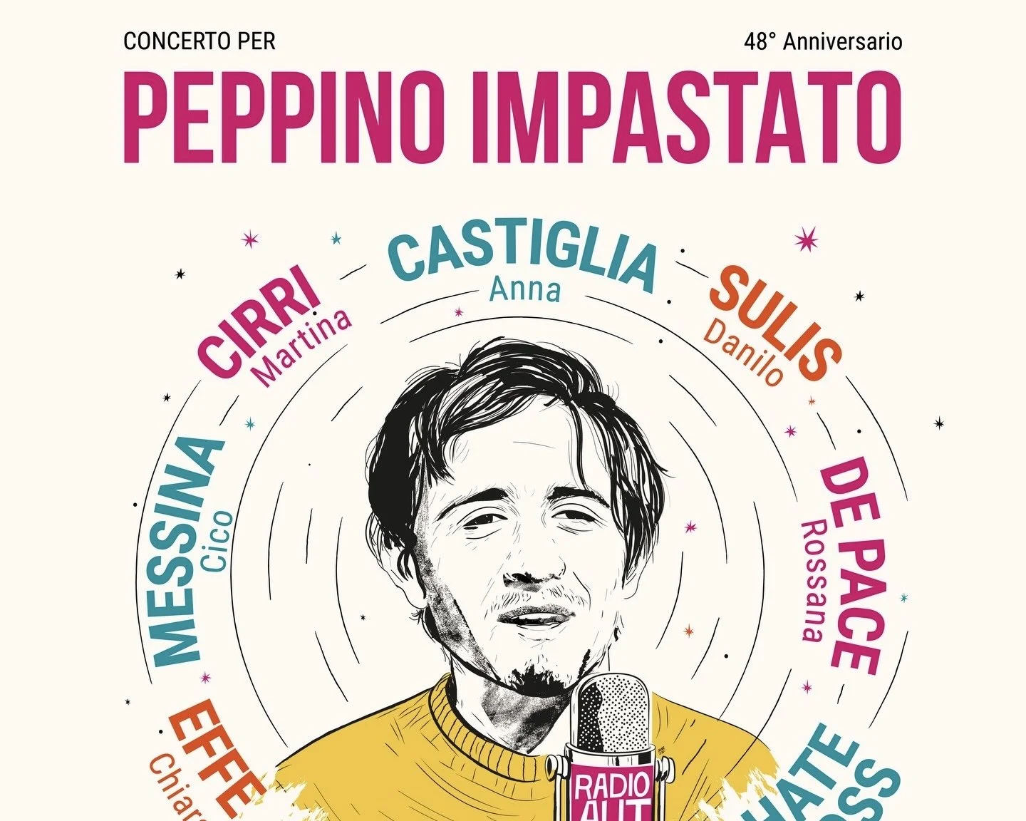Concerto per Peppino Impastato: a Cinisi musica, memoria e una nuova generazione di artisti

