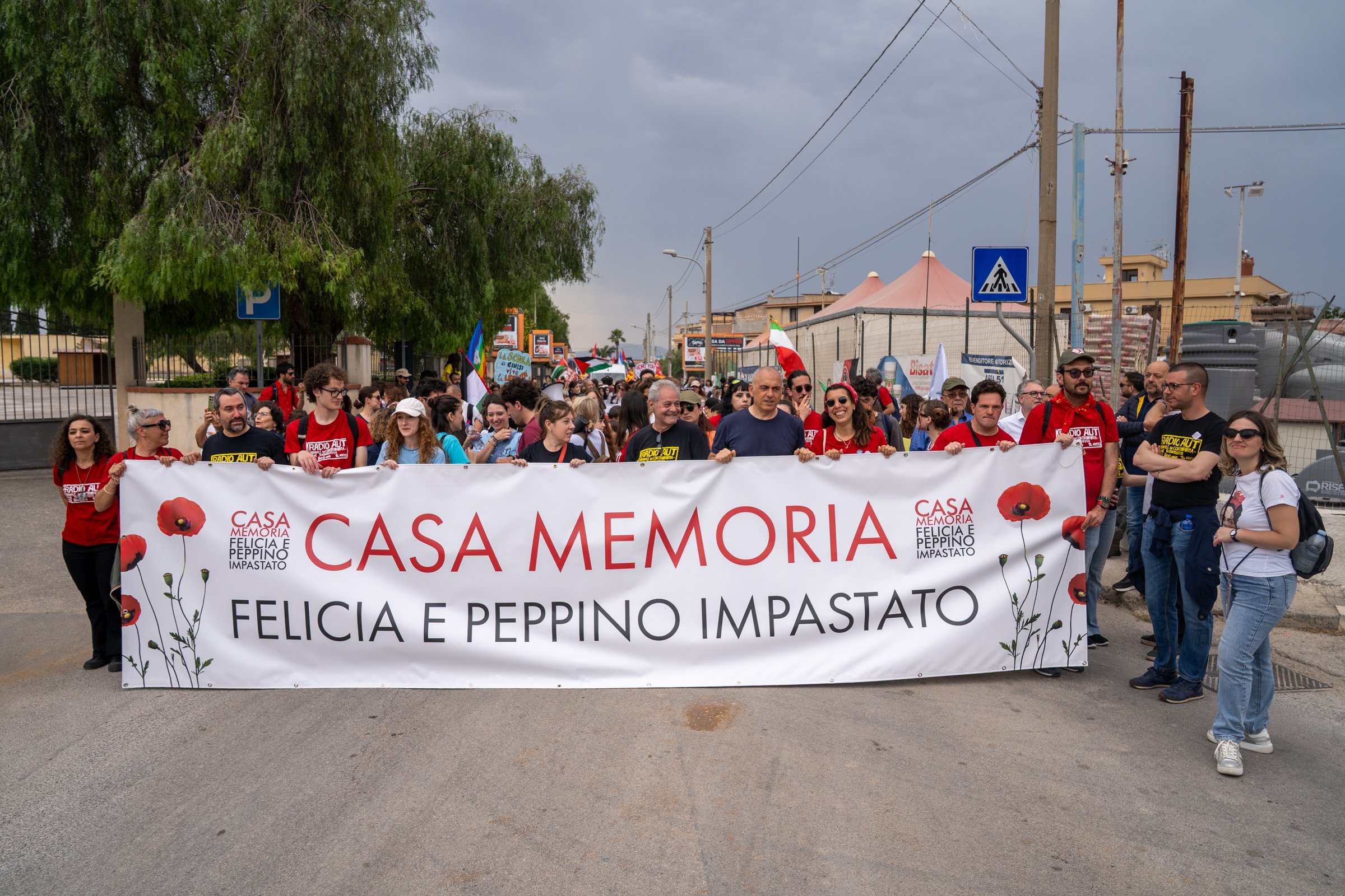 9 maggio 2026: foto del corteo e del concerto per Peppino Impastato
