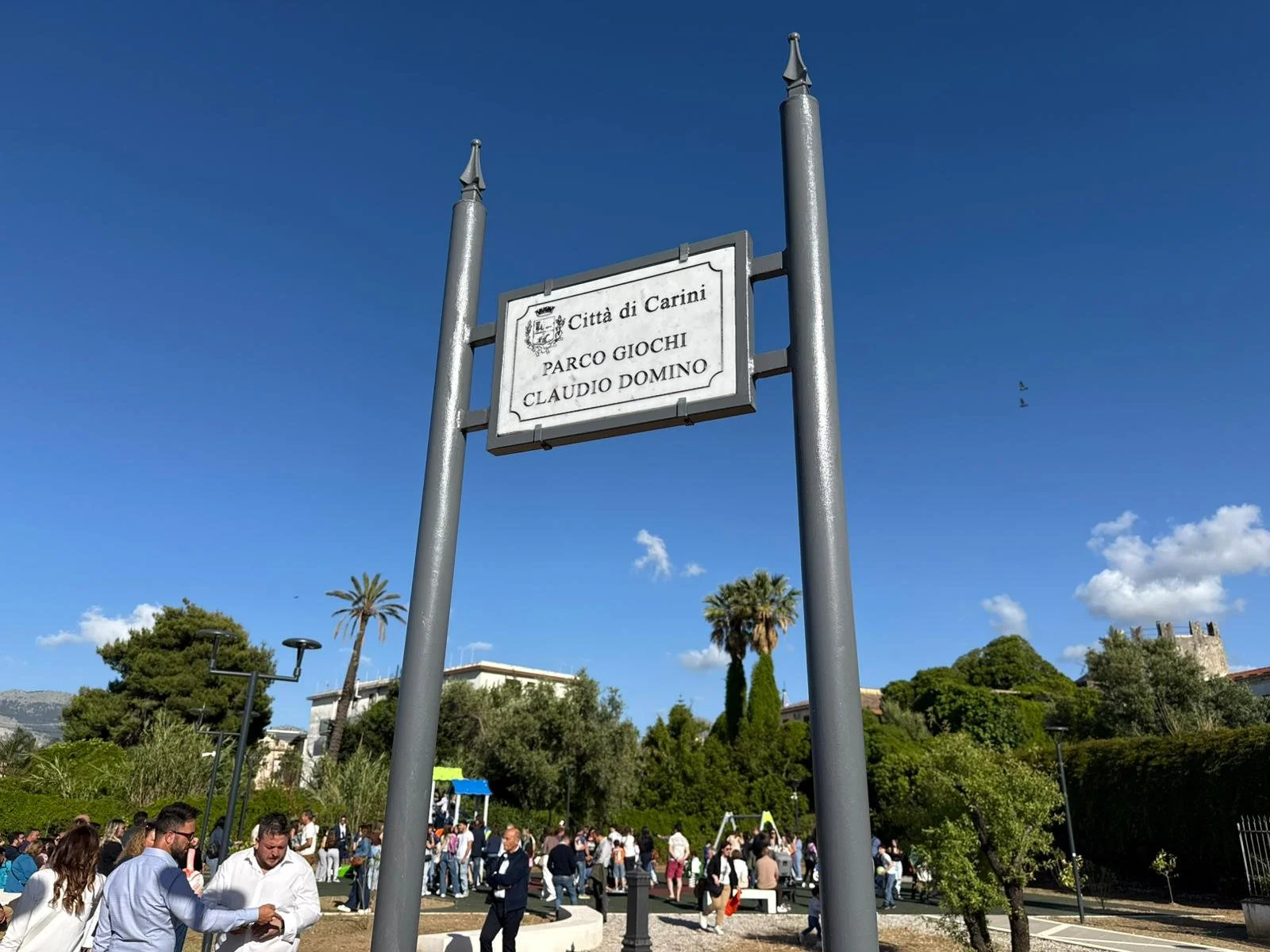 Villagrazia di Carini, riqualificato il parco “Claudio Domino”