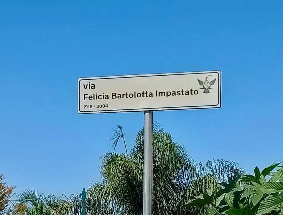 Cinisi, inaugurata la nuova strada intitolata a Felicia Bartolotta Impastato