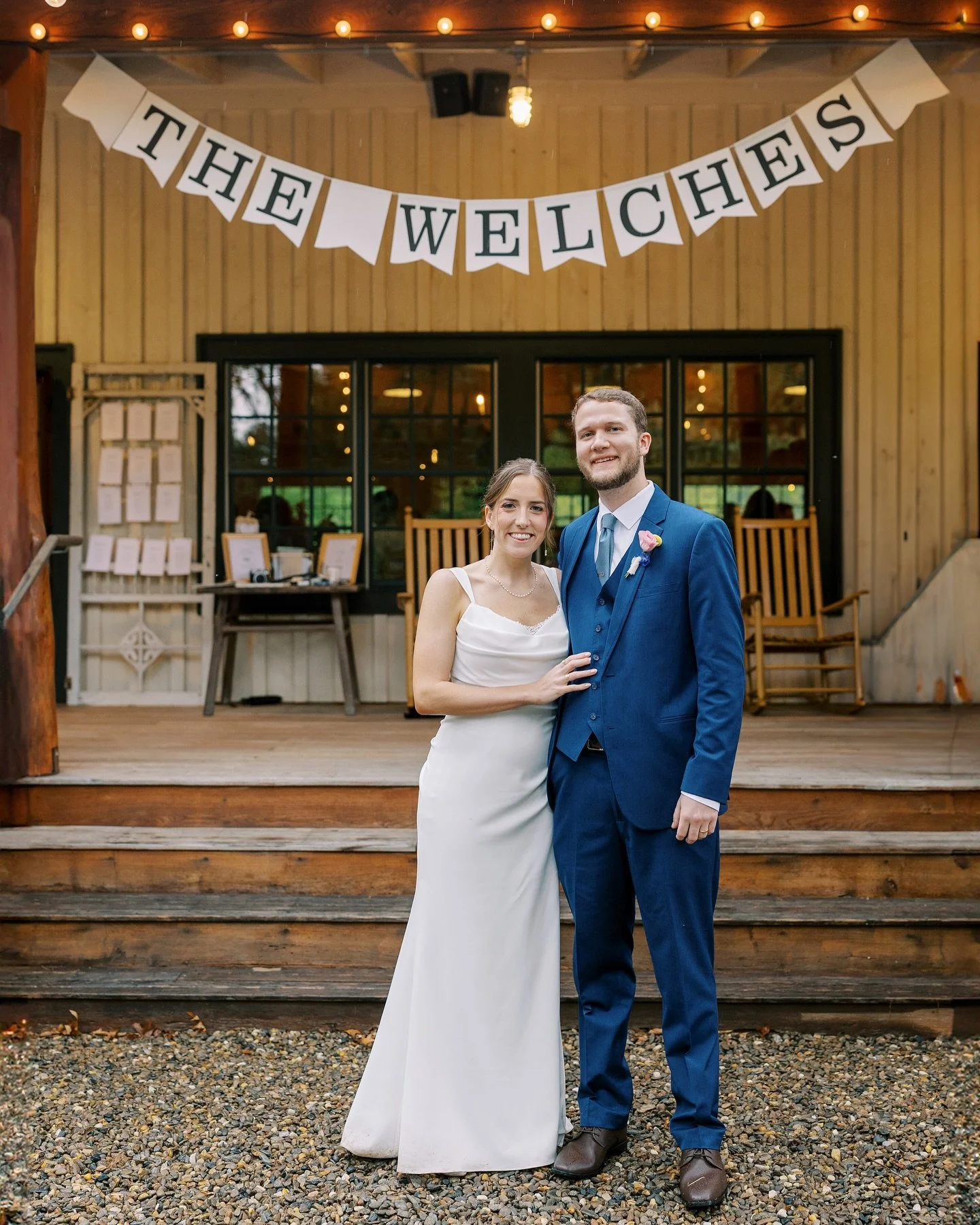 The Welches 🥂

A little glimpse of Brenna and Parker&rsquo;s wedding at @yesterdayspaces this past may! 

Photo: @lovebyjuliamullins 
Music: @abridesdjservice 
Officiant: Tim Lolley 
Caterer: @foodexperiencecatering 
H&amp;MU: @dellaterrabeauty 
Bar