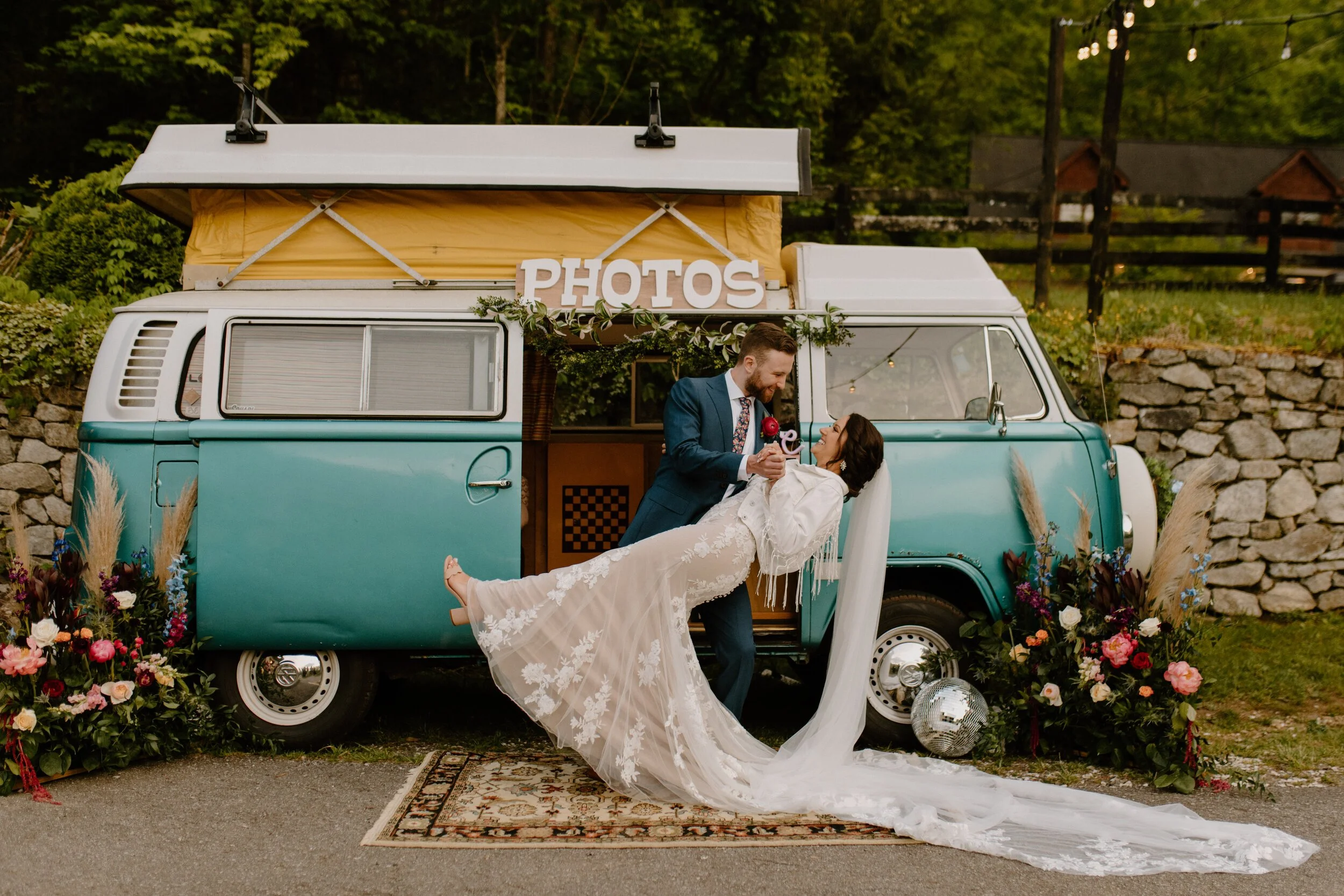 Bold and Colorful Springtime Wedding