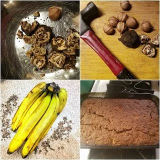 Banana Cacao Foraged Nut Bread Recipe