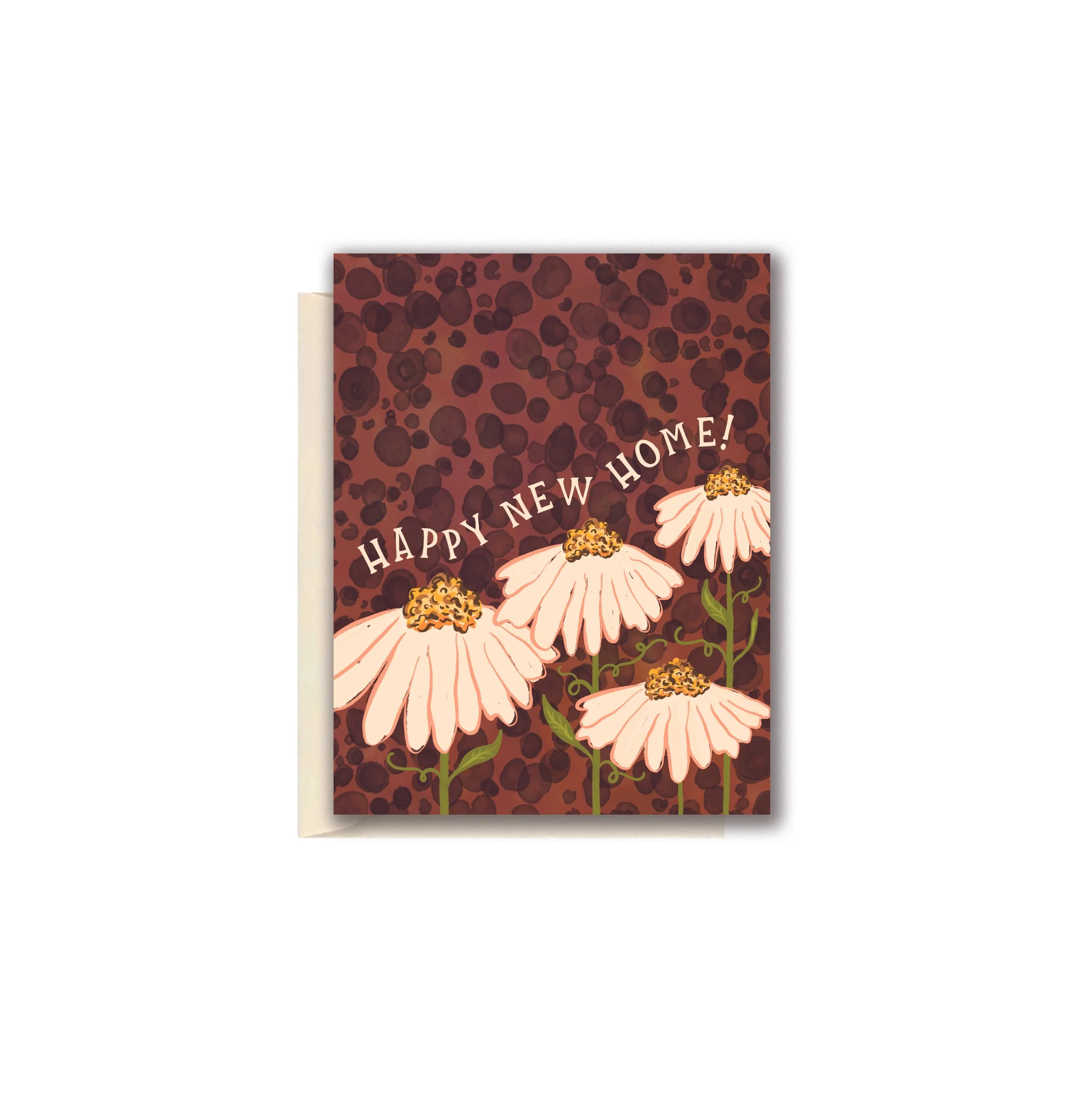 Tortoiseshell Print 'Happy New Home'