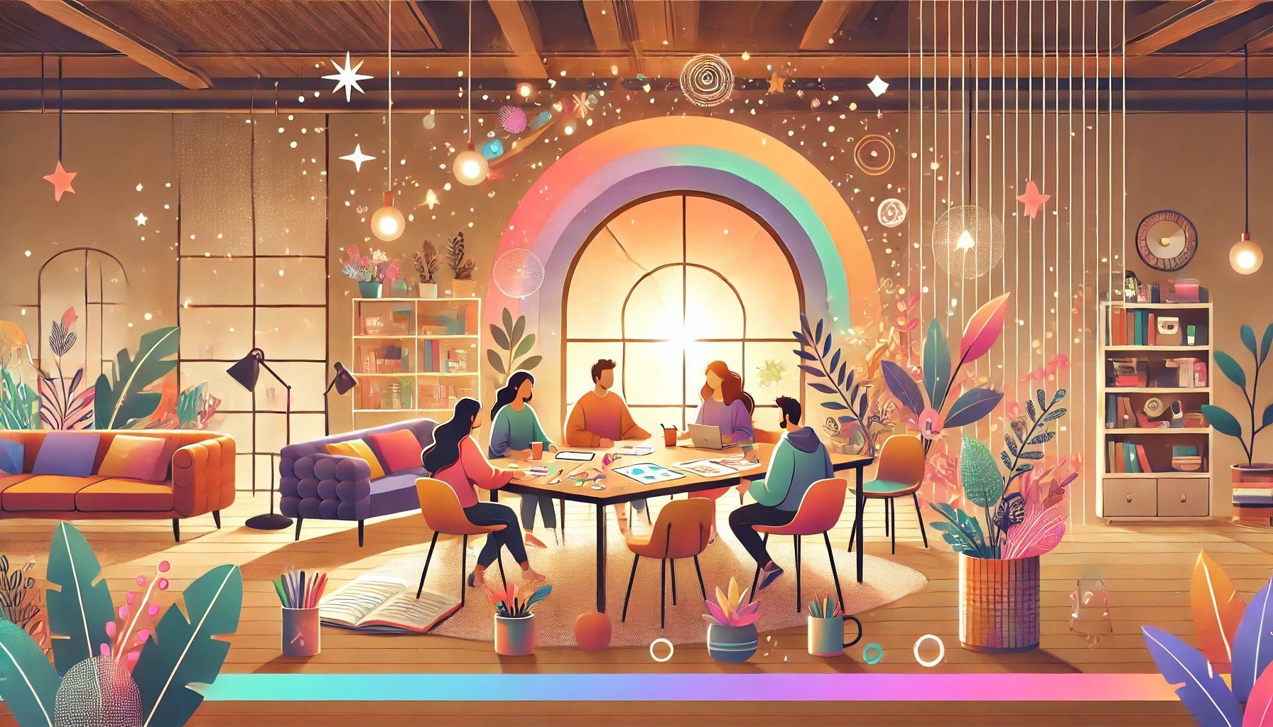DALL·E 2025-01-04 13.23.30 - A vibrant and supportive graphic designed to convey a sense of community and empowerment. The image features a diverse group of individuals collaborat.jpg
