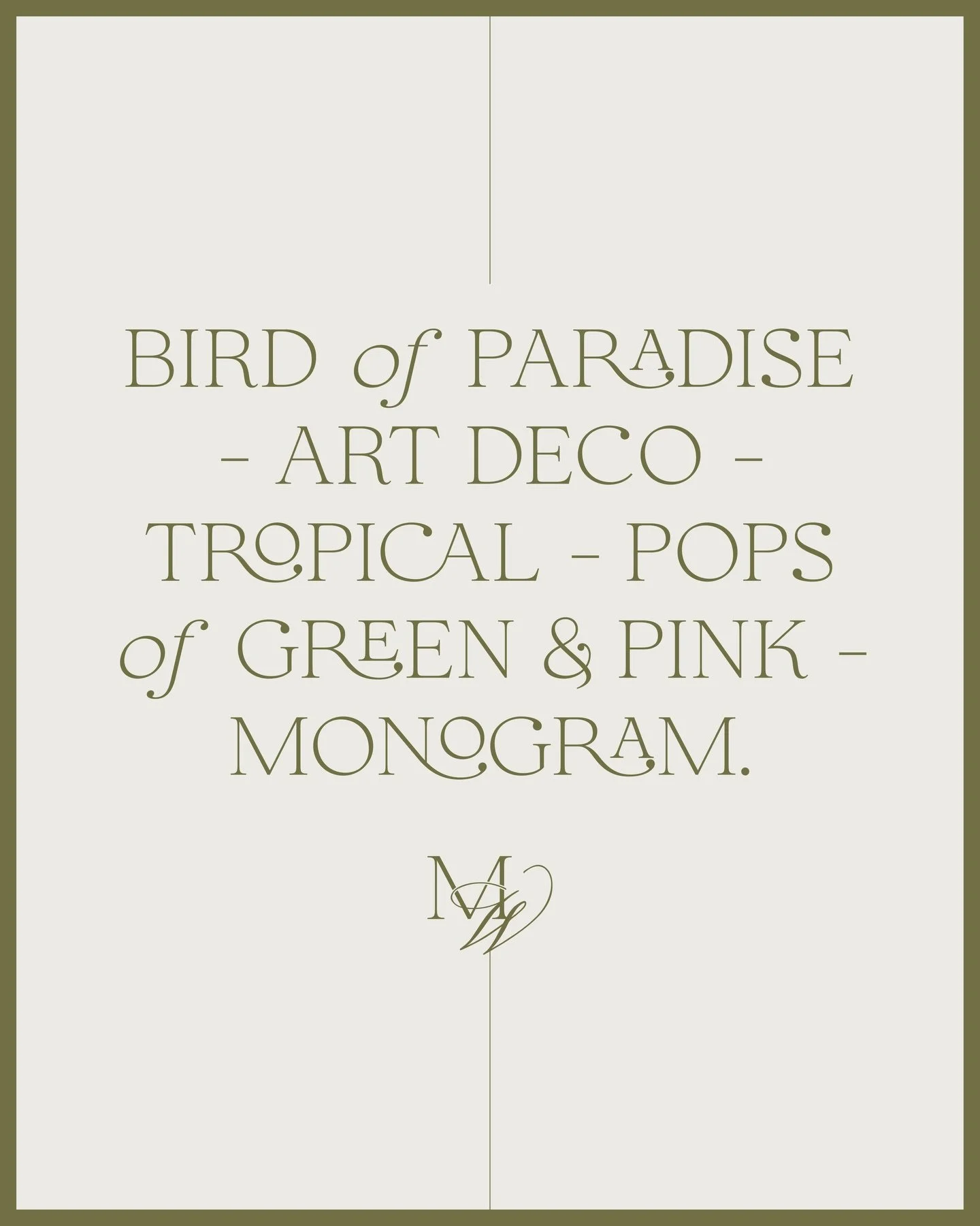 When Art Deco Meets Tropical 🌴

Invitation Flatlay Design, Editorial Wedding, Luxury Wedding, Art Deco Wedding Inspiration, Wedding Invitation Suite, Custom Invitations, Wedding Monogram, Letterpress Invitations, Art Deco Letterpress, Florida Weddin