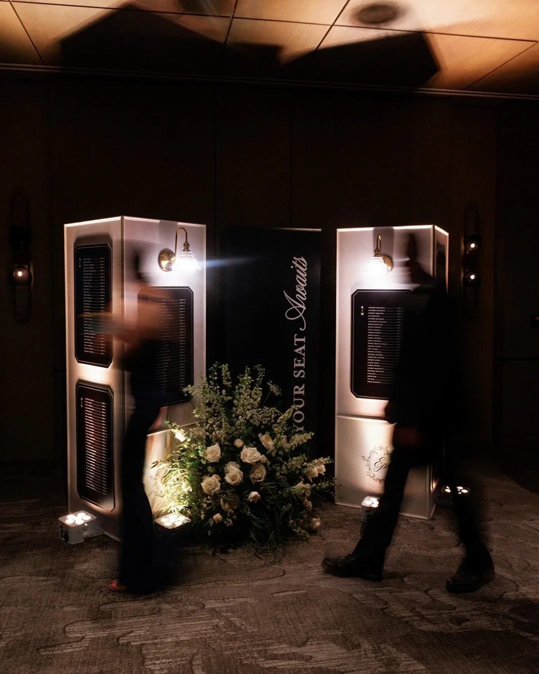 Always here for all of the classic, moody vibes ✨

#seatingchartideas #yourseatawaits #weddingbackdrop #weddingday #dinnermenu, Wedding Day Details, Bar Signage, Bar Menu Booklets, Hardcover Bar Menu, Wedding Tablescape Setting, Wedding Day Signage, 