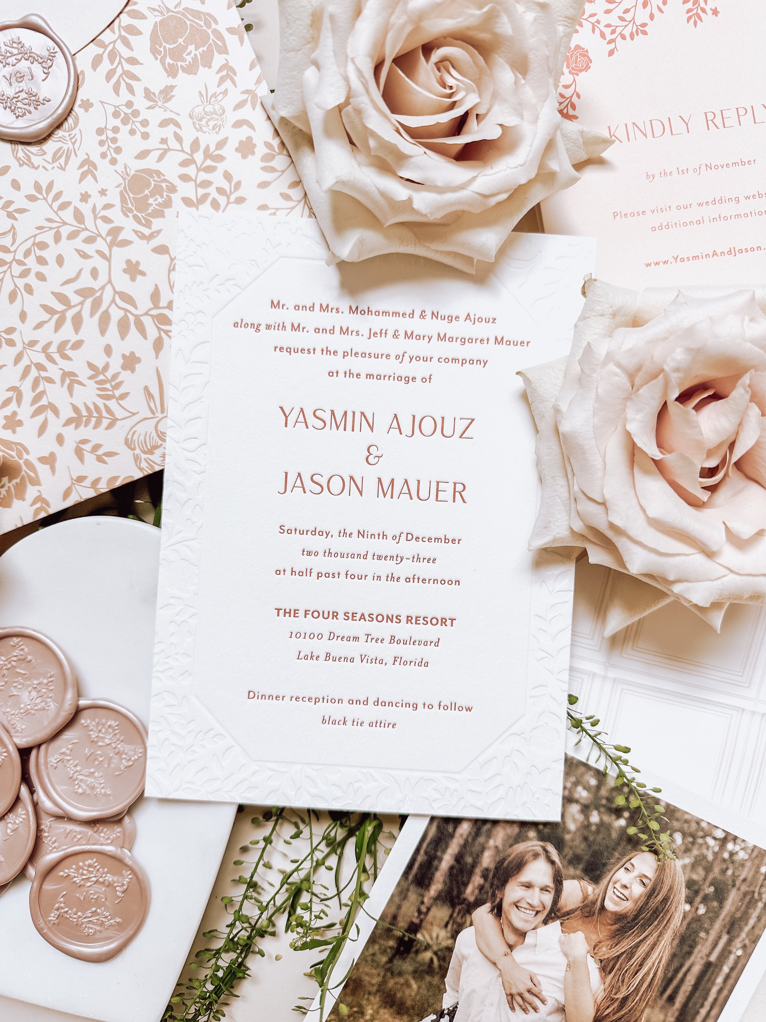 Yasmin-jason-letterpress-invitation-flatlay