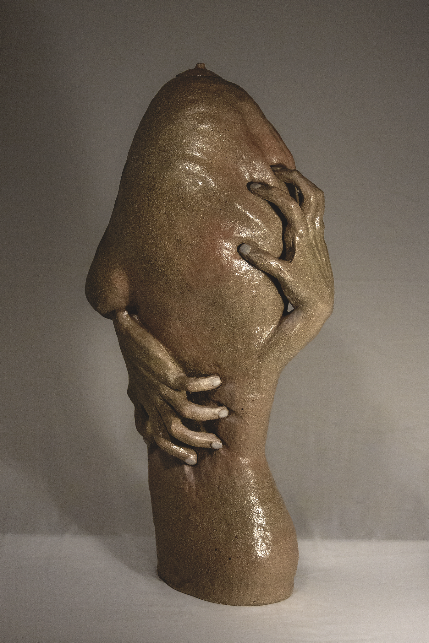 Body Vessel VIII, March 2025, Ceramic, 10"x6.5"x24.5"