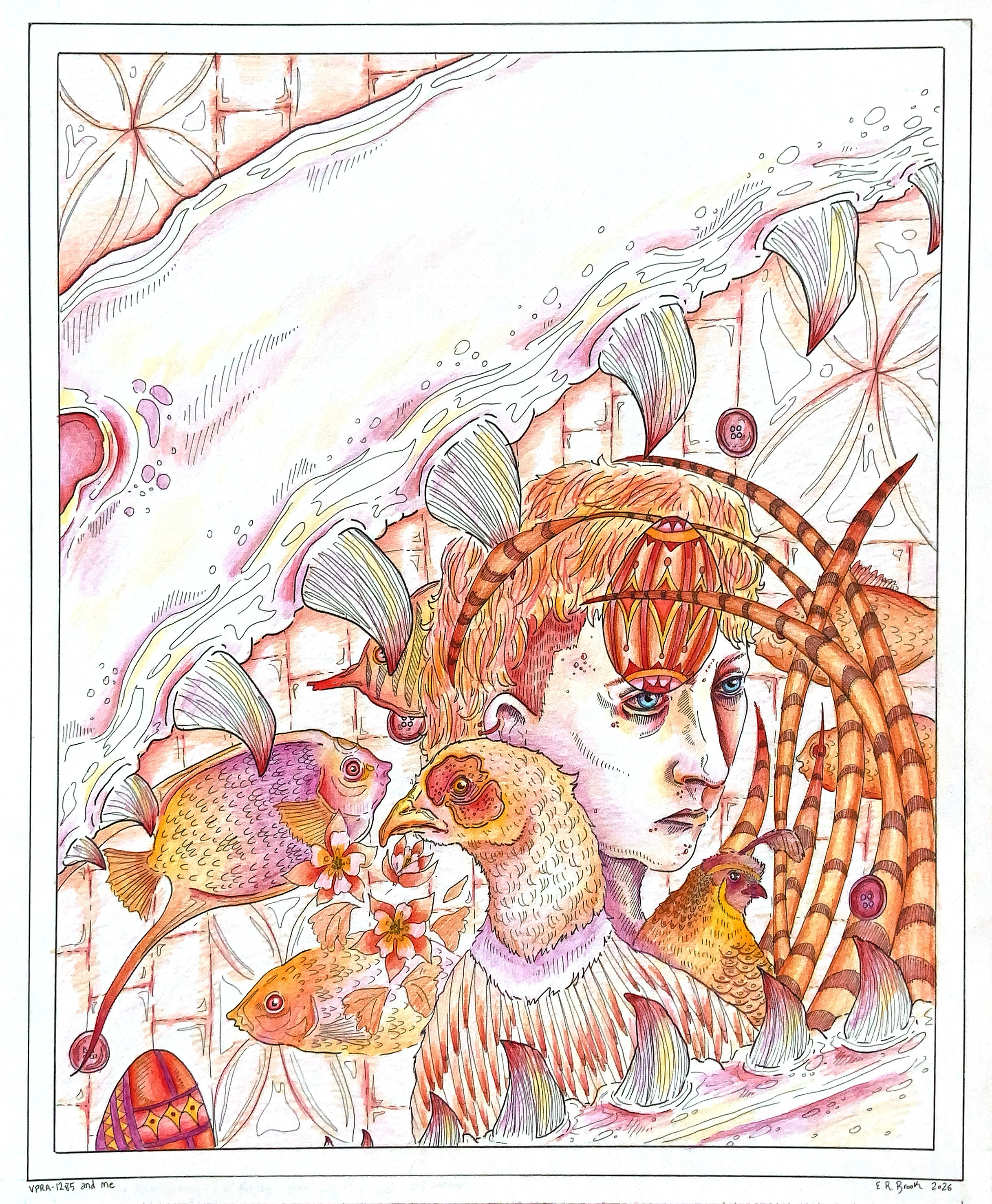 “VPRA 1285 and me” 14x14’’, erbrook 2026