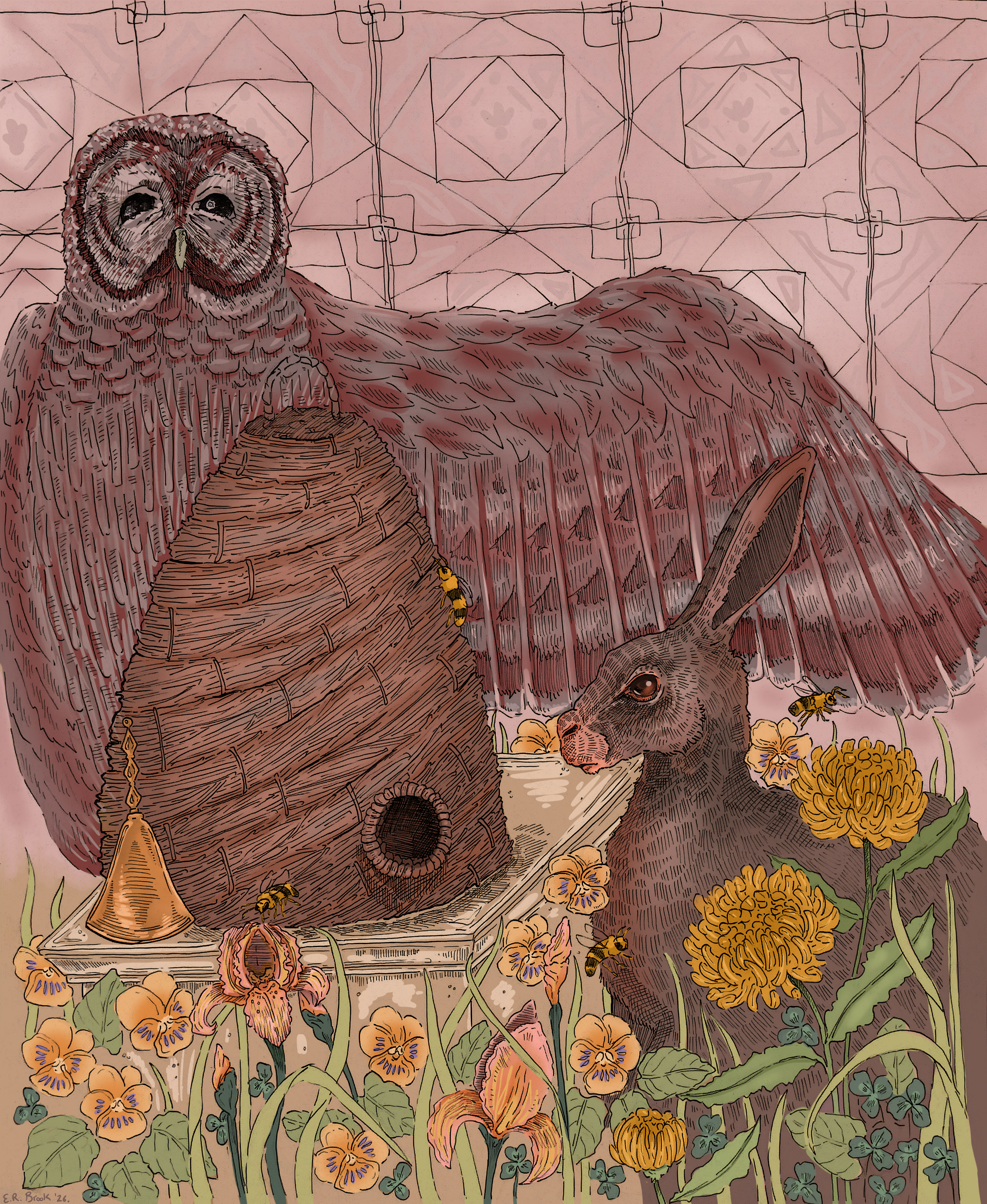 “Telling the bees” 2026, e. R. Brook