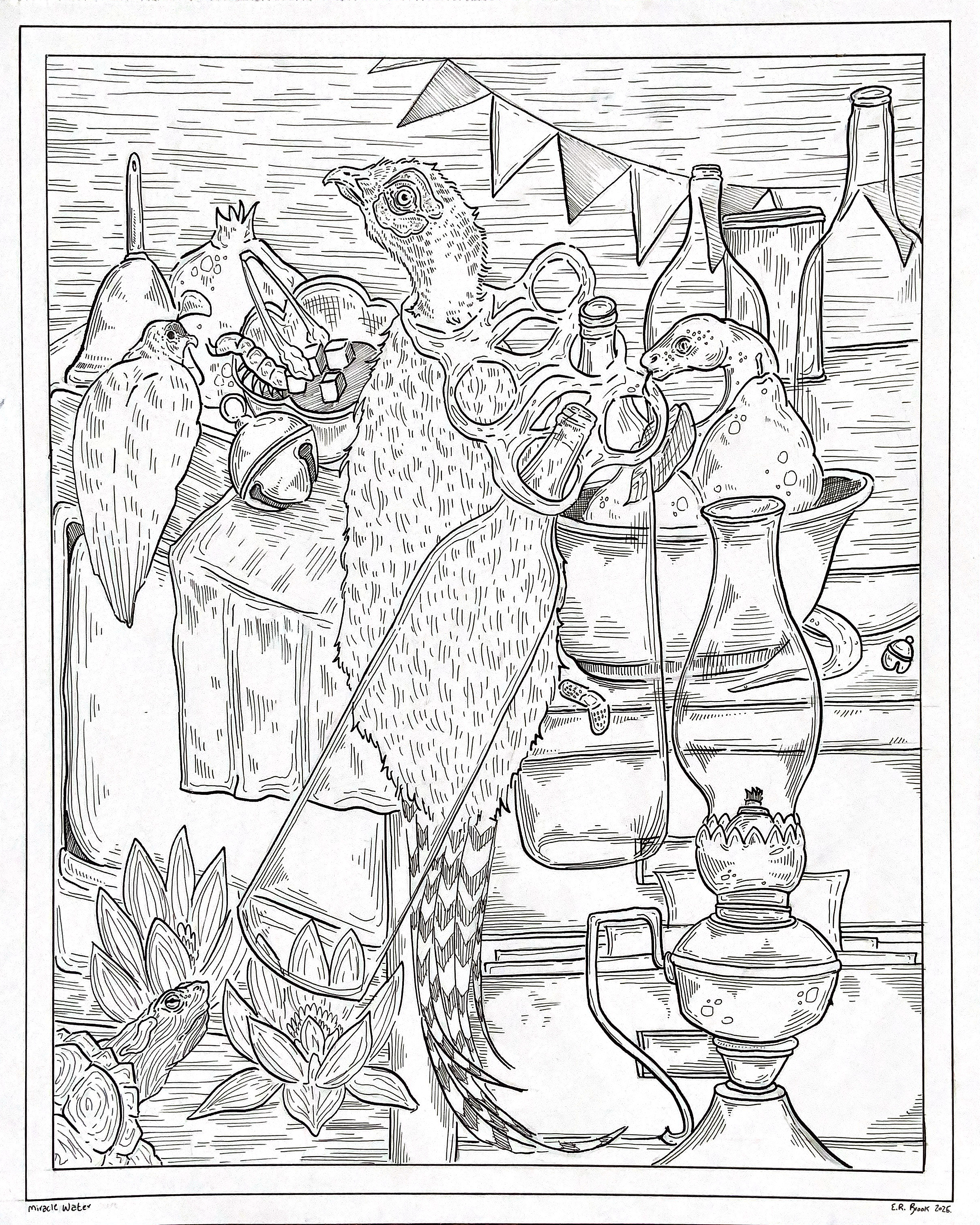 “Miracle Water” 2026. E. R. Brook