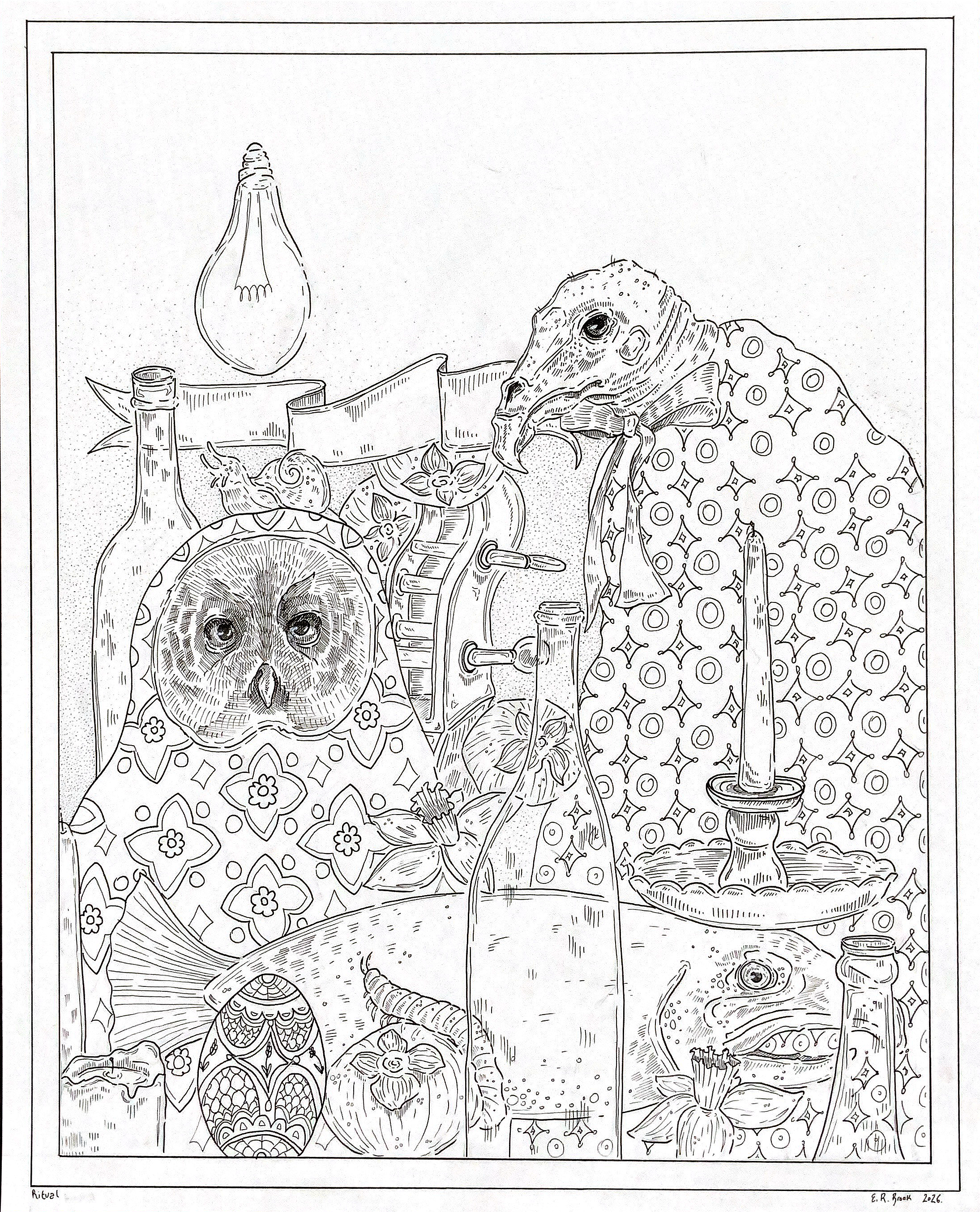 “Ritual” 2026. E. R. Brook