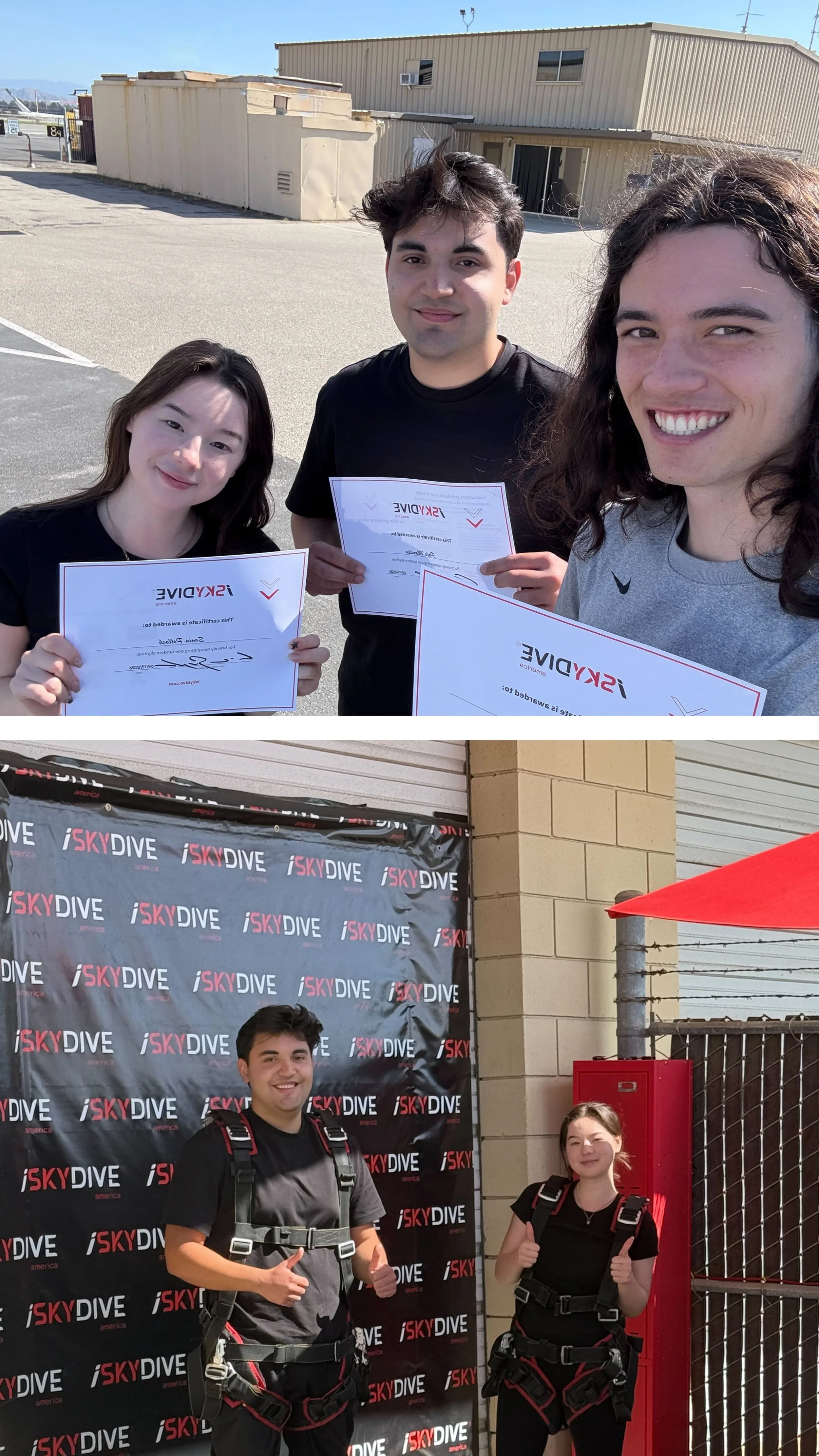 The Coley lab goes Skydiving, led by Sonia. This team is fearless 