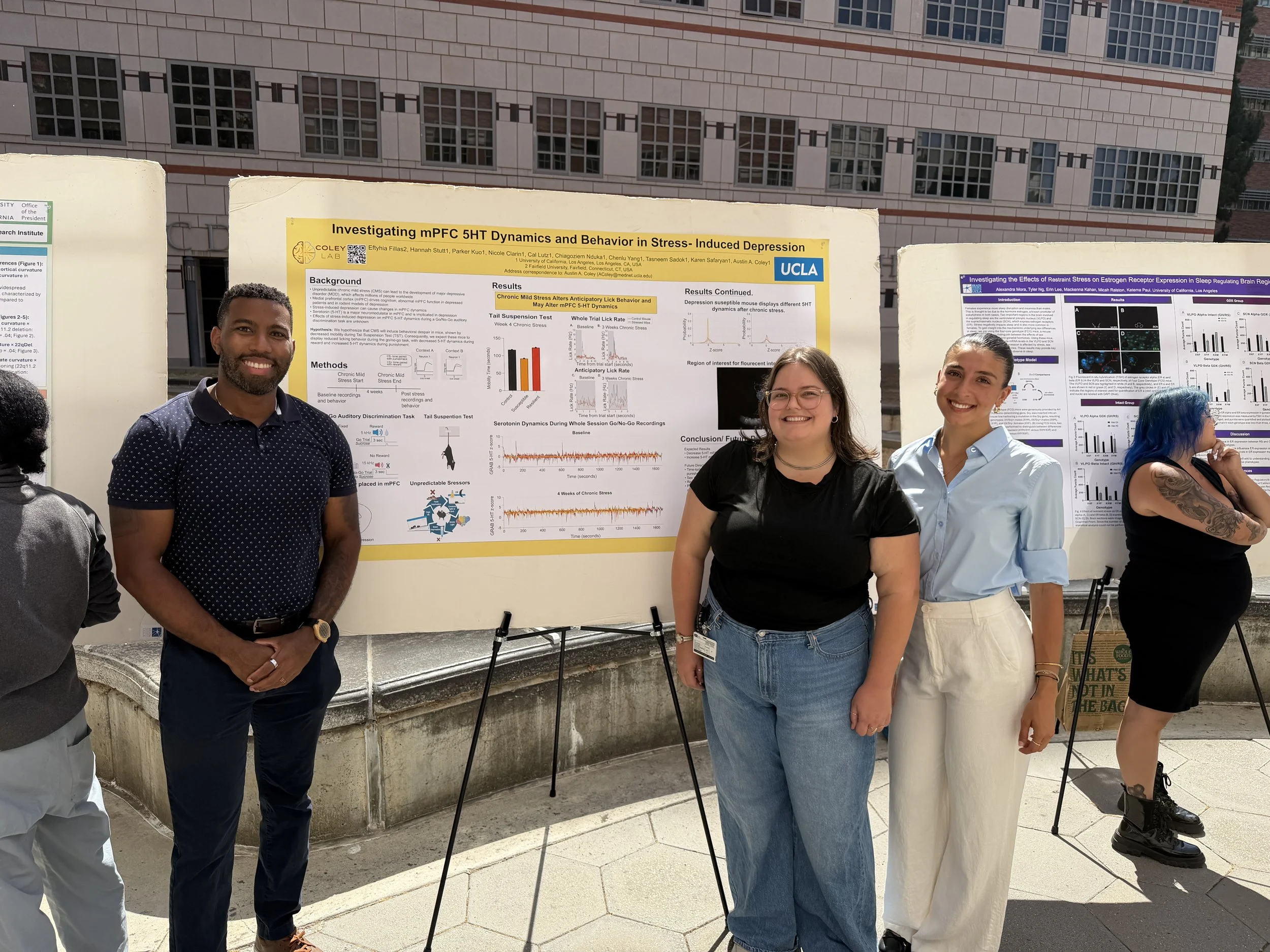 Effie presents poster at BRI Summer Program Poster Fair