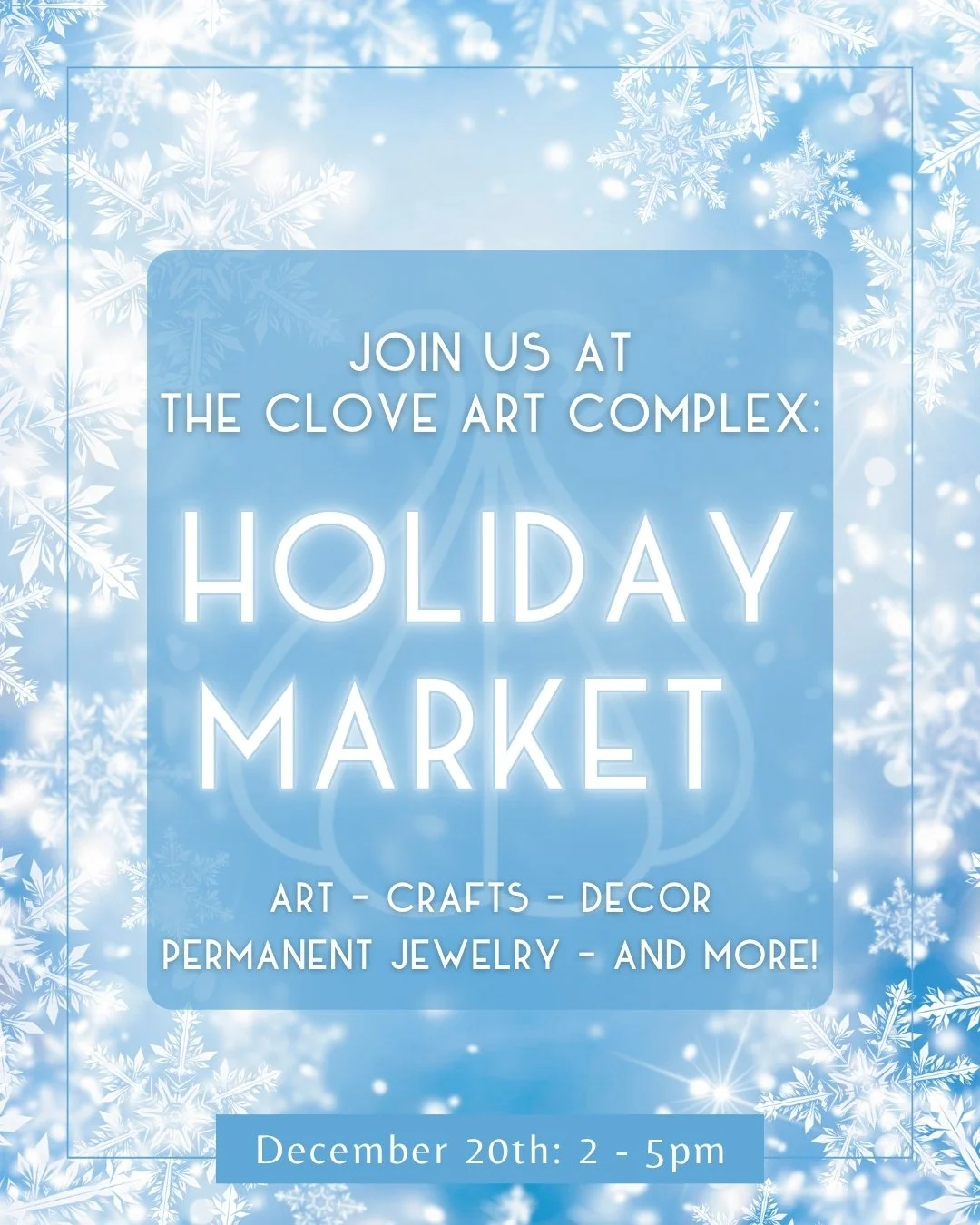 Holiday Market at the Clove