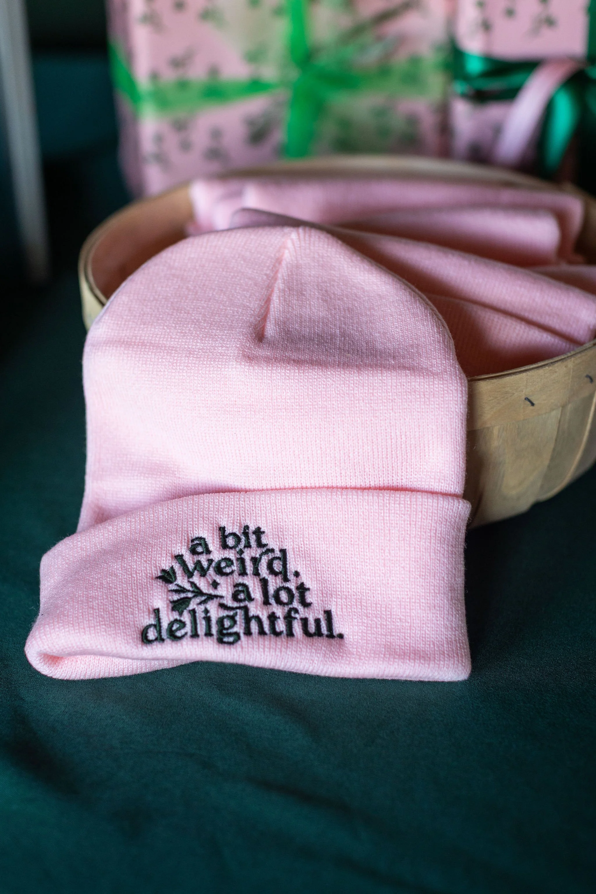 delightful beanie.