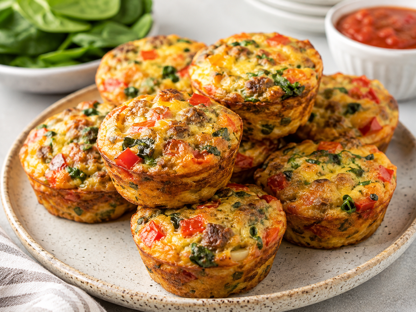 Loaded Protein Breakfast Muffins