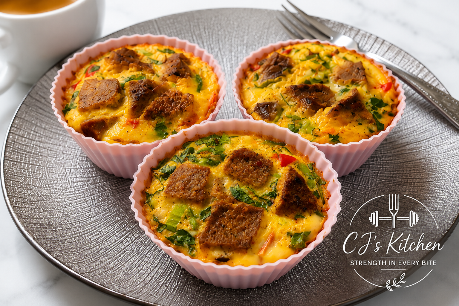 Loaded Protein Breakfast Muffins