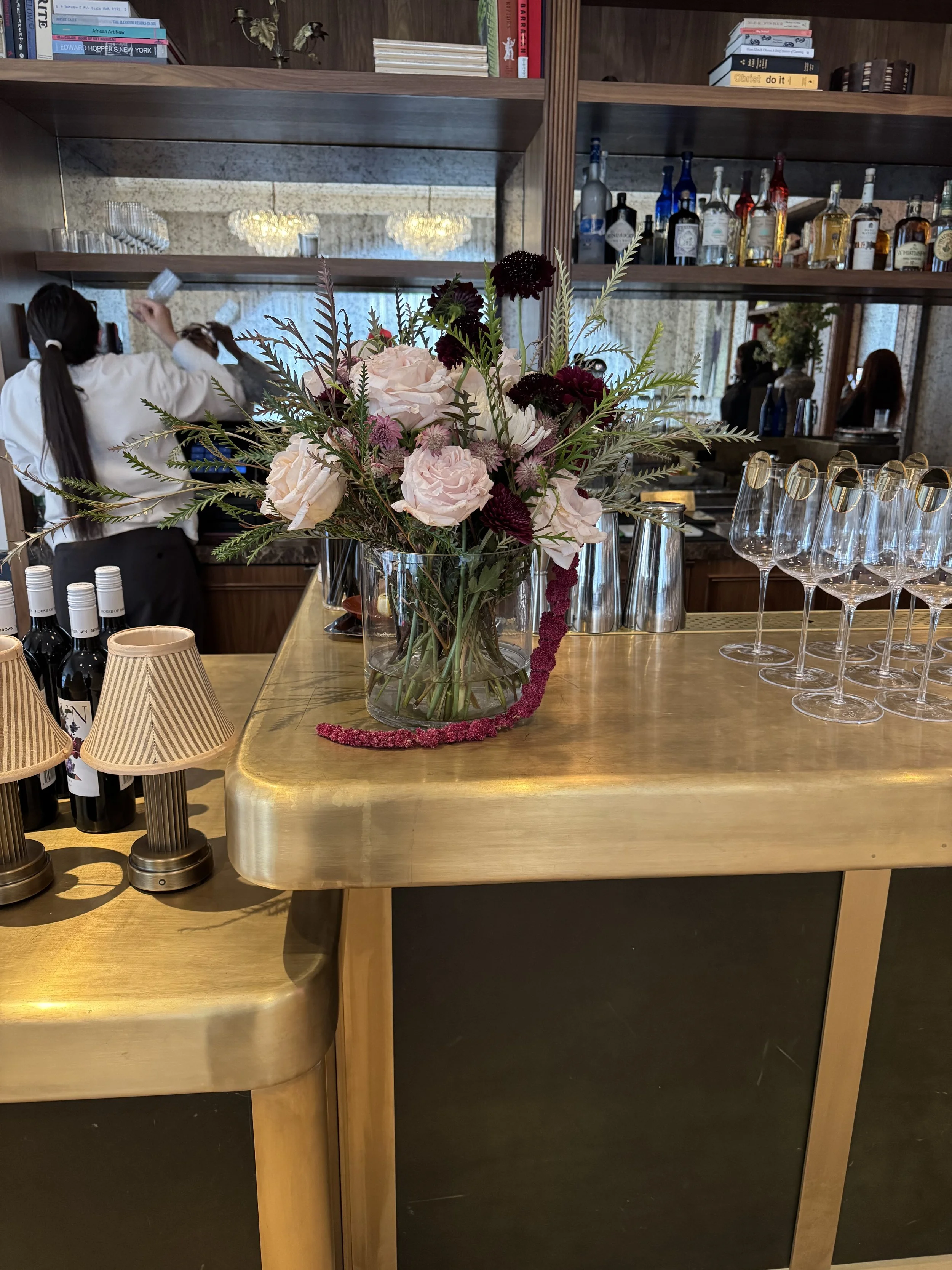 META - The Gathering 
Floral design for brand event, delivering 10 custom arrangements. 