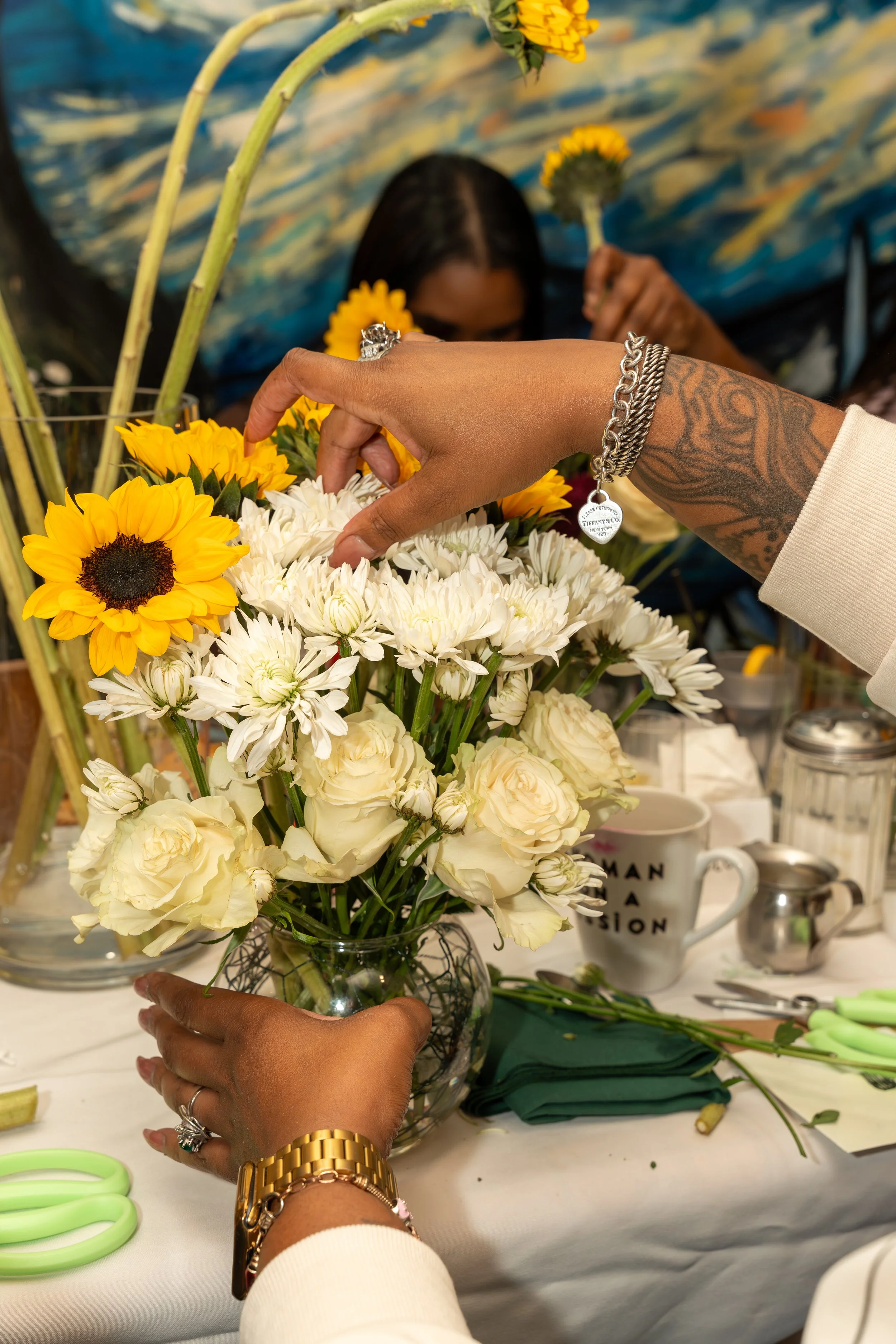 Van Gogh inspired Floral Workshop
photo by Reyg Larose 